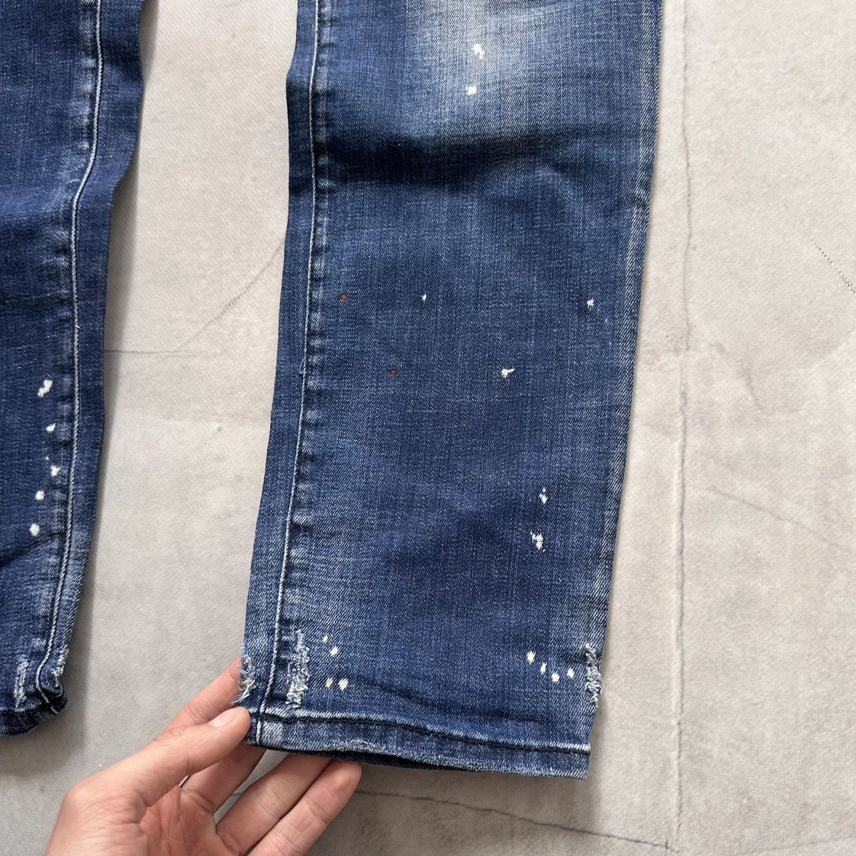 Dsquared2 Dsquared2 Splashed Painted Skater Jeans Galliano Vibe Size US 34 / EU 50 - 7 Thumbnail