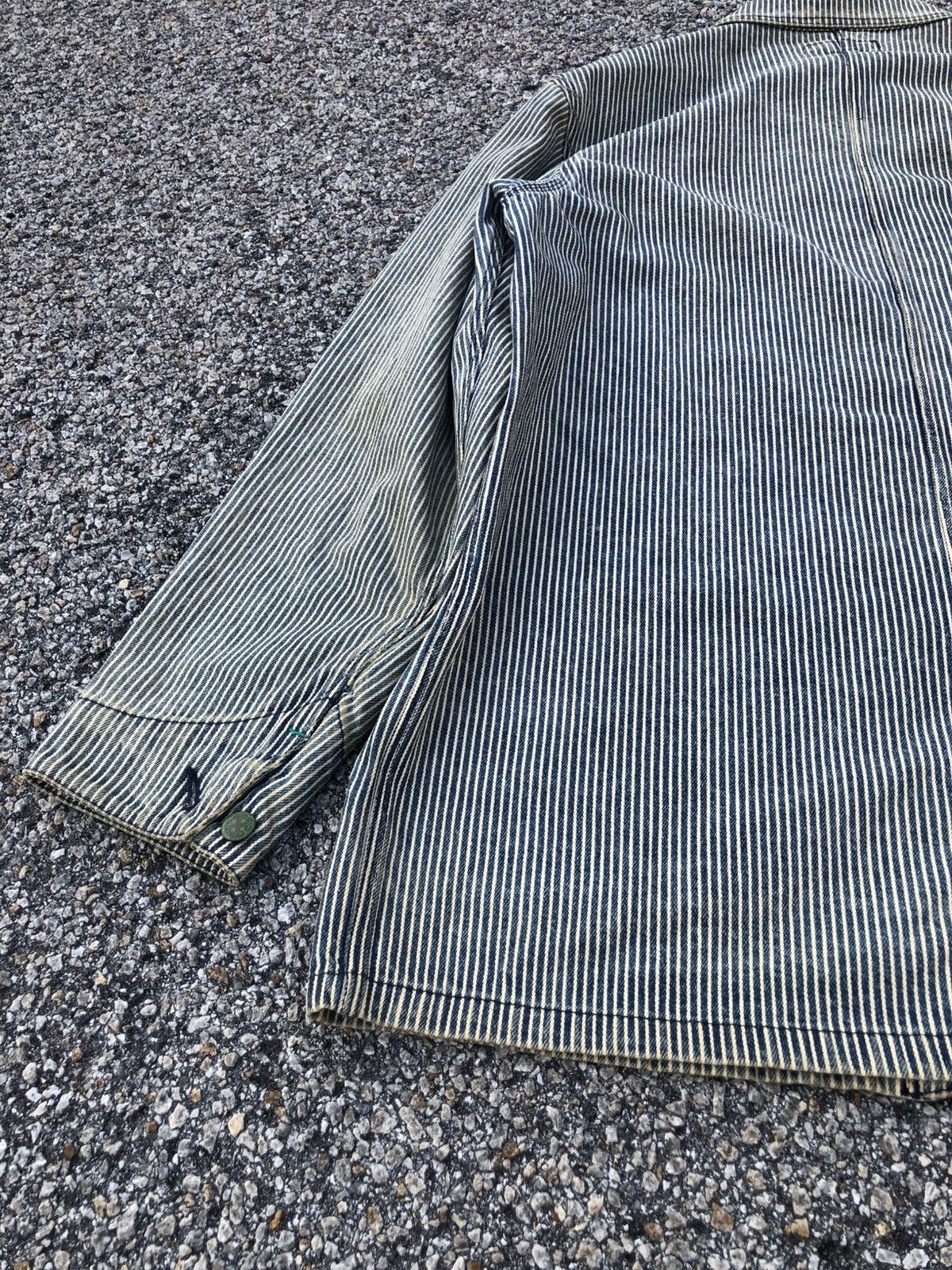 Oshkosh Vintage Oshkosh Chore Jacket Hickory Stripe Wabash Size US L / EU 52-54 / 3 - 17 Thumbnail