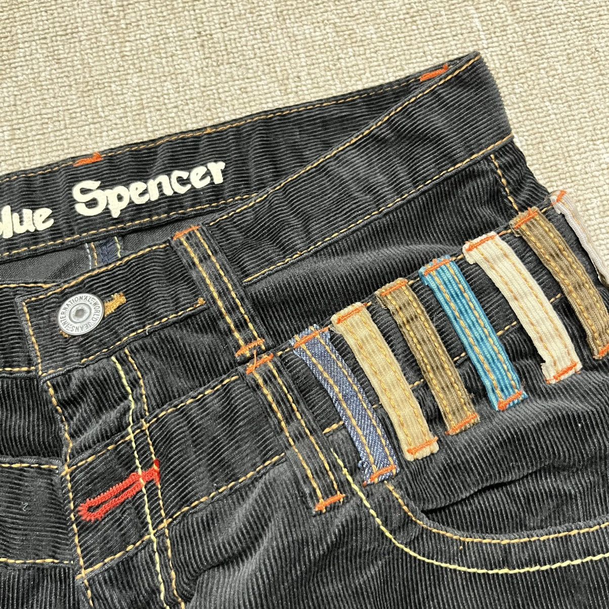 Japanese Brand Blue Spencer - Unique Corduroy Ankle Pant Contrast Waistband Size US 29 - 4 Thumbnail