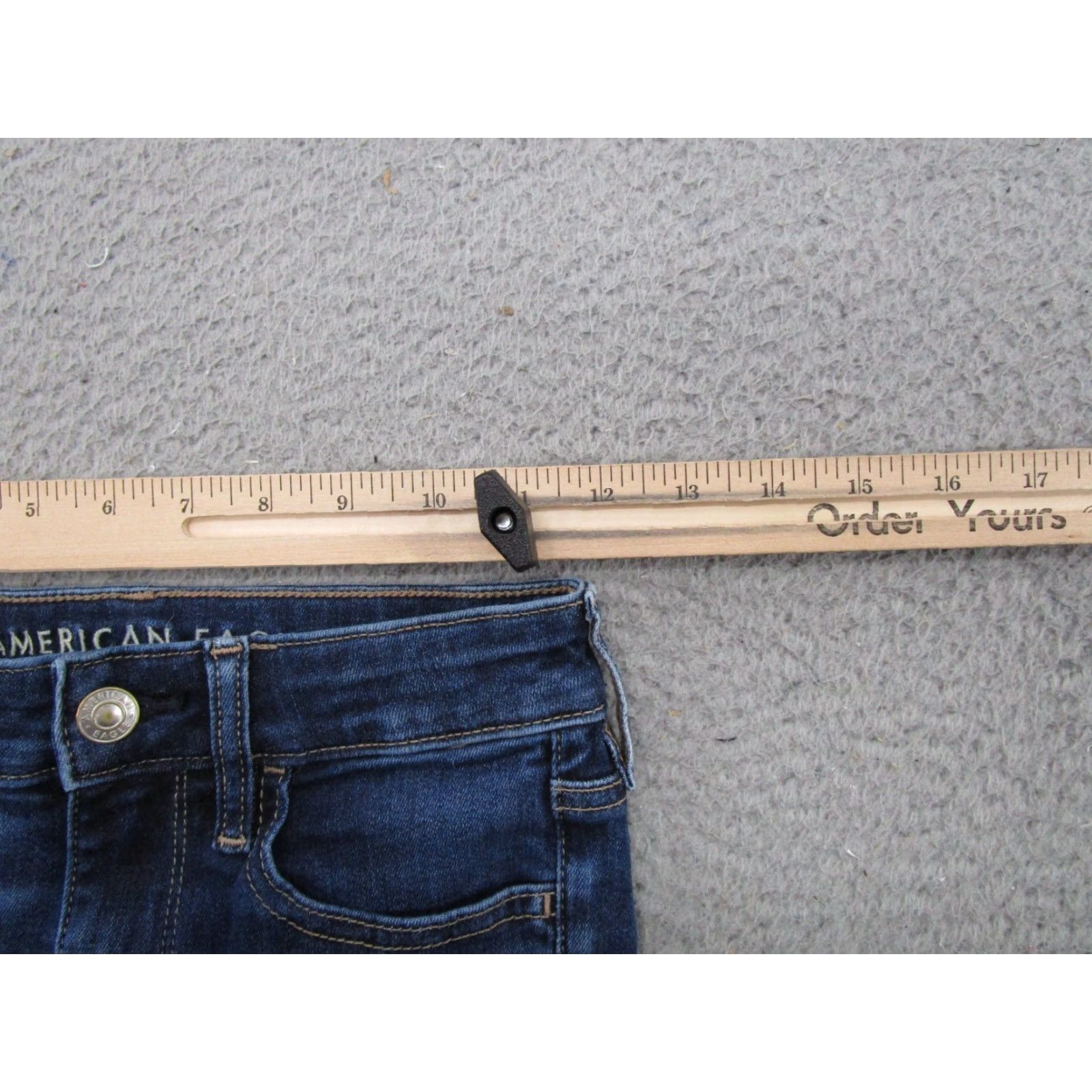 American Eagle Outfitters American Eagle Outfitters Jeans 5-Pocket Denim Jegging SZ 00 Short Blue 90s Stretch Woman Size 24" / US 00 / IT 34 - 7 Thumbnail