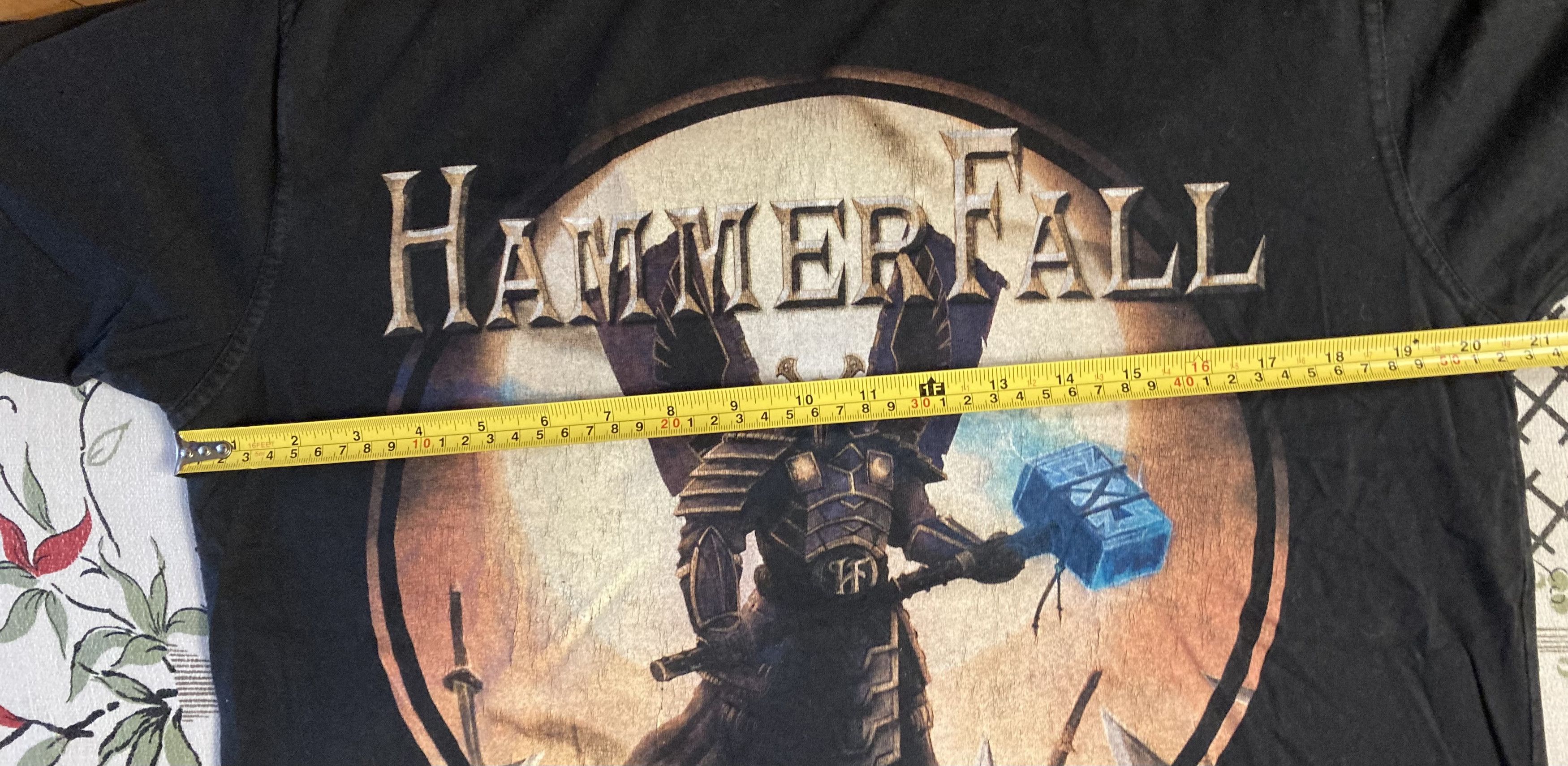 Band Tees × Vintage HammerFall Merch Nuclear Blast Power Metal Band Tee Size US M / EU 48-50 / 2 - 9 Thumbnail