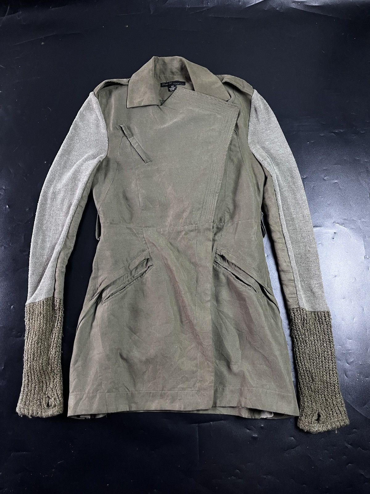 Japanese Brand Asyemmetric Lgb Style jacket by Hanii W Size US L / EU 52-54 / 3 - 5 Thumbnail