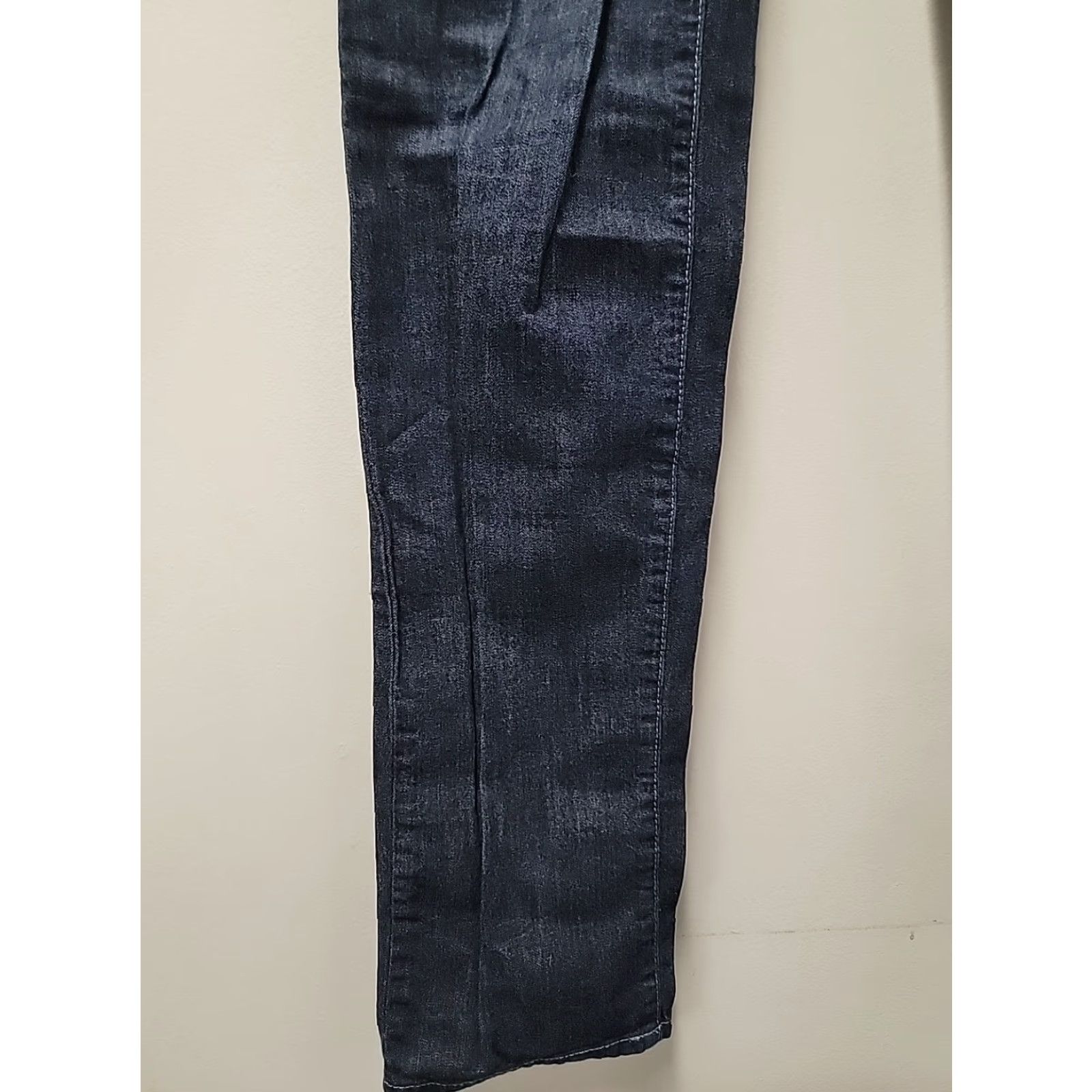 Armani Armani Collezioni Jeans Mens 31 Dark Blue Stretch Denim 5-Pocket Zip Inseam 36 Classic Regular Mens Size US 31 - 4 Thumbnail