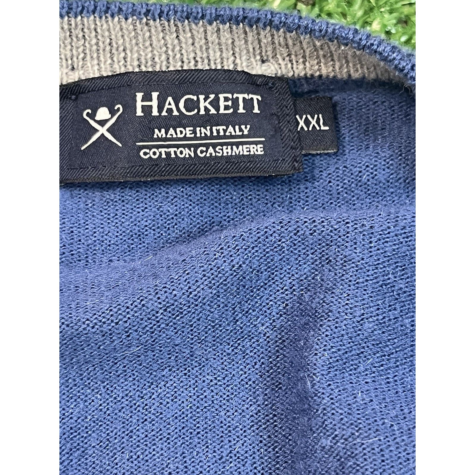 Other Hackett Sweater Mens Cashmere Size XXL Pullover Blue V-Neck Size US XXL / EU 58 / 5 - 3 Thumbnail