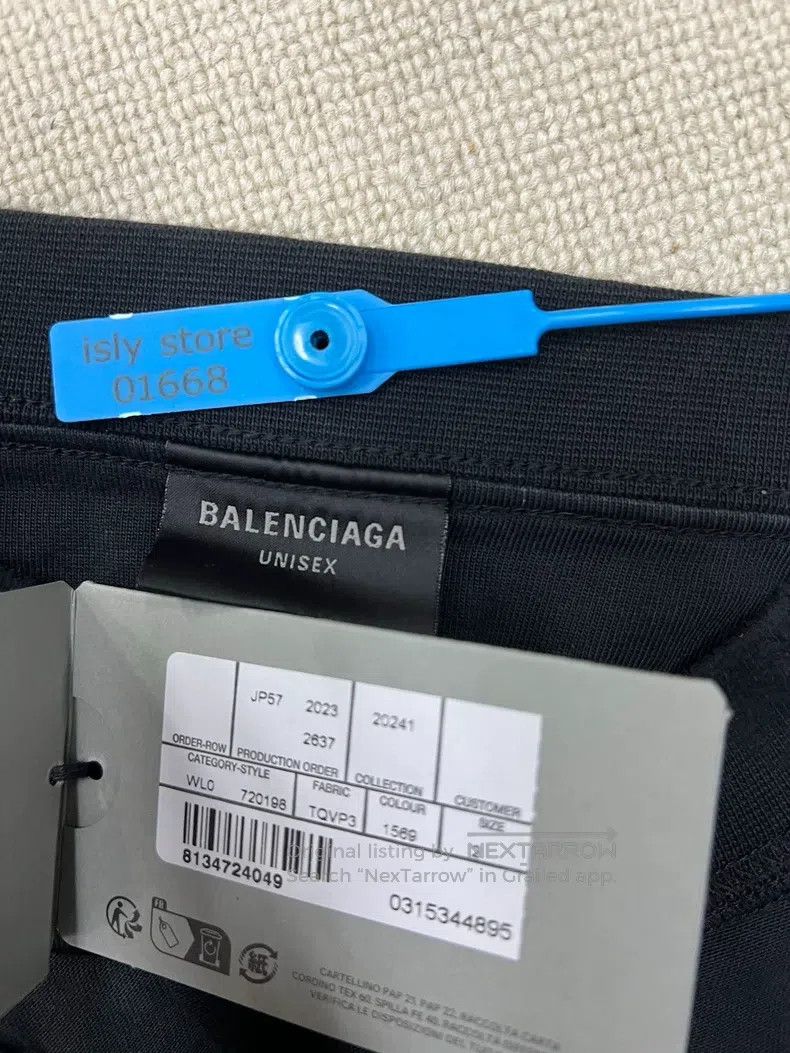 Balenciaga Balenciaga Letter print round neck short-sleeve T-shirt, r Size US M / EU 48-50 / 2 - 4 Thumbnail