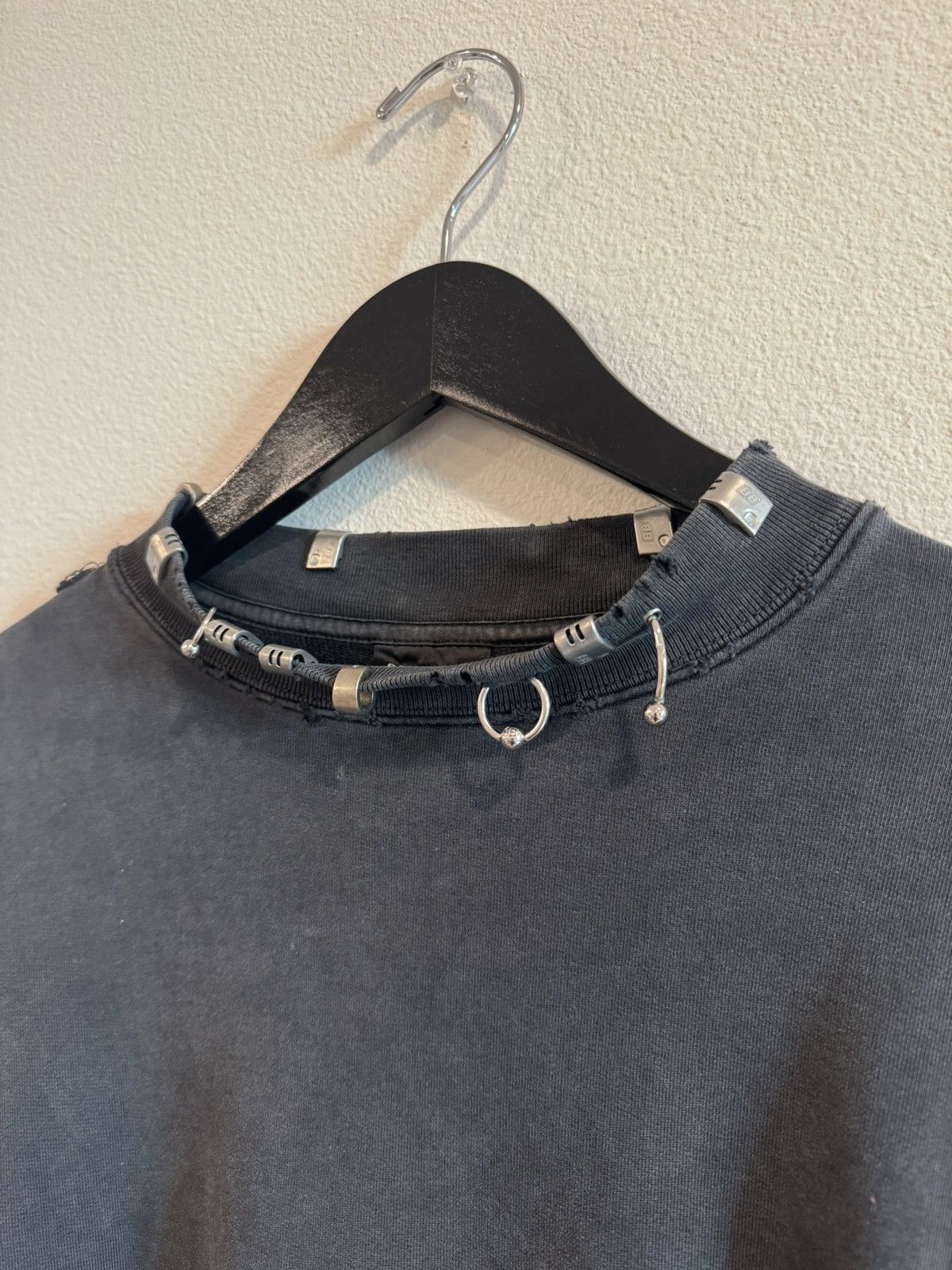 Balenciaga Pierced Neck Sweatshirt | Grailed