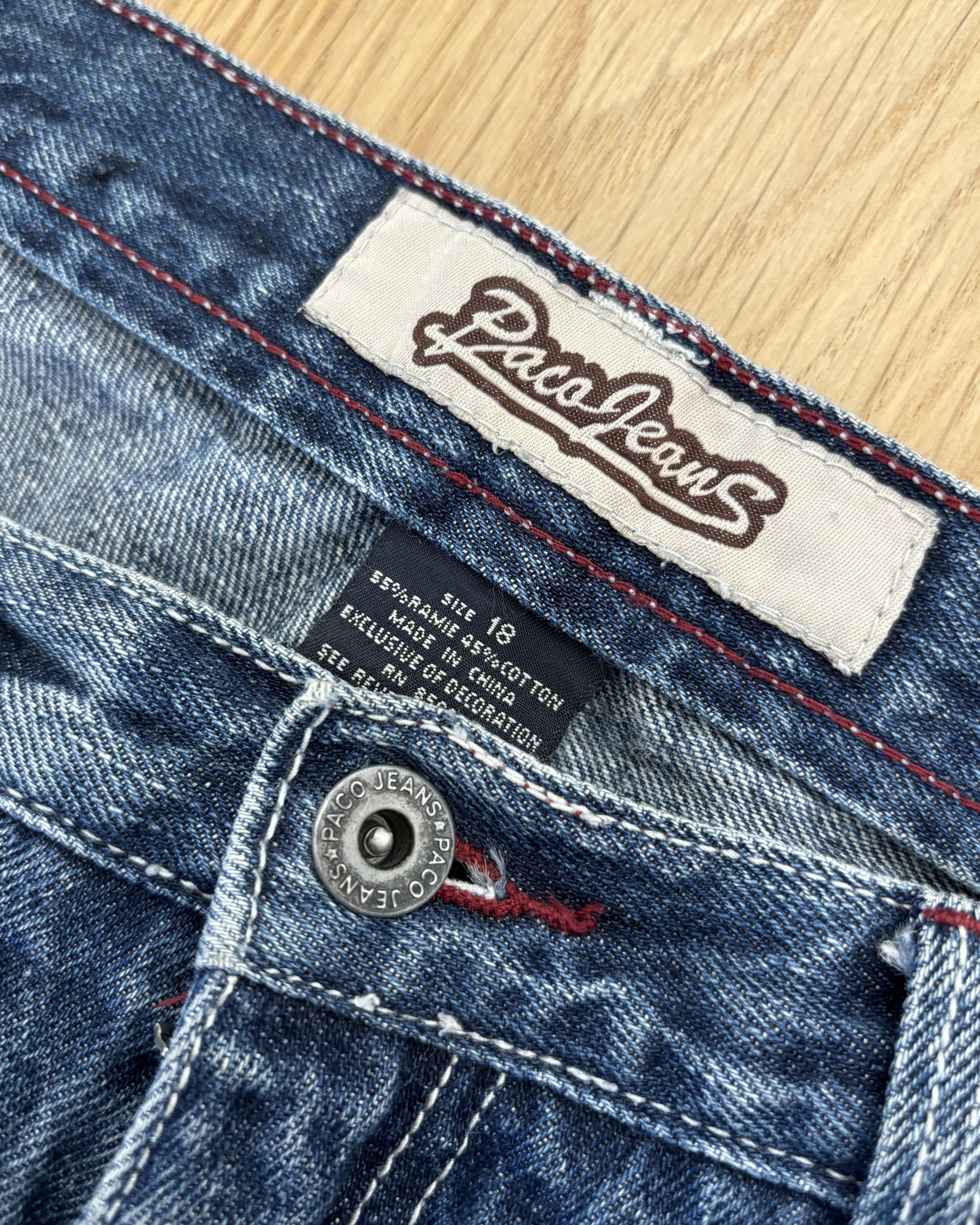 JNCO × Japanese Brand Rare Patchwork Paco Jeans Size US 30 / EU 46 - 3 Thumbnail