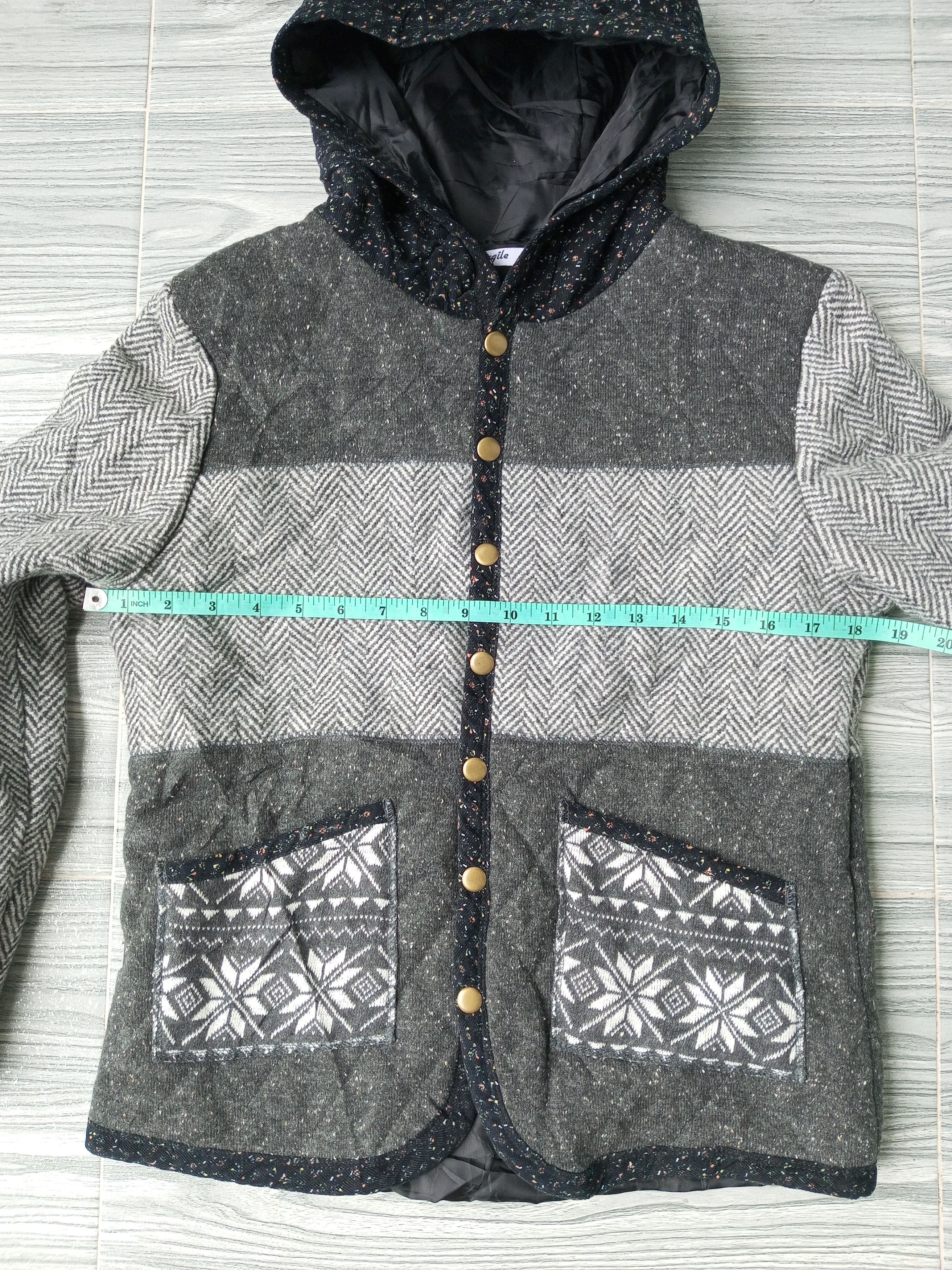Isamu Katayama Backlash × Japanese Brand × KMRii Japanese Brand Agile Wool Button Down Jacket Size US M / EU 48-50 / 2 - 9 Thumbnail