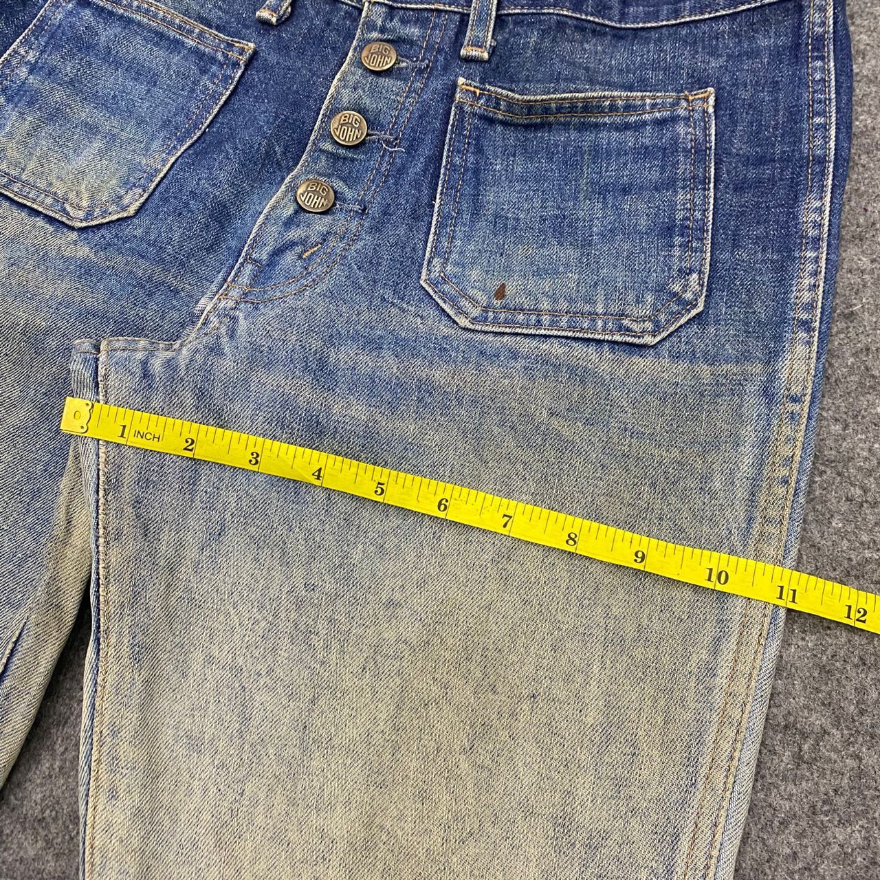 Big John 💥Best Offer💥Vintage Big John Bootcut Distressed Denim Size US 32 / EU 48 - 6 Thumbnail