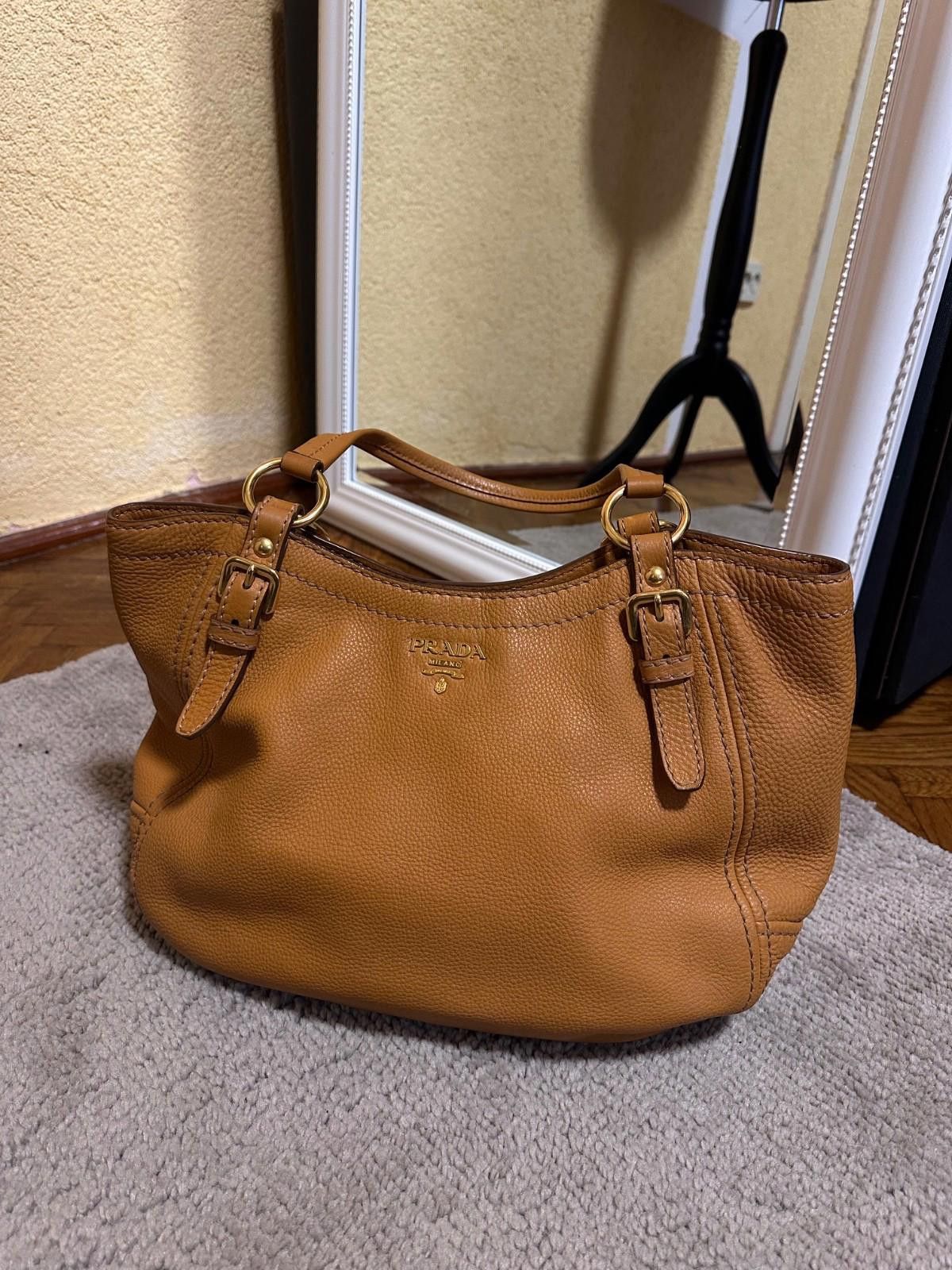 Prada Prada Vitelo Caramelo Bag Size ONE SIZE - 1 Thumbnail