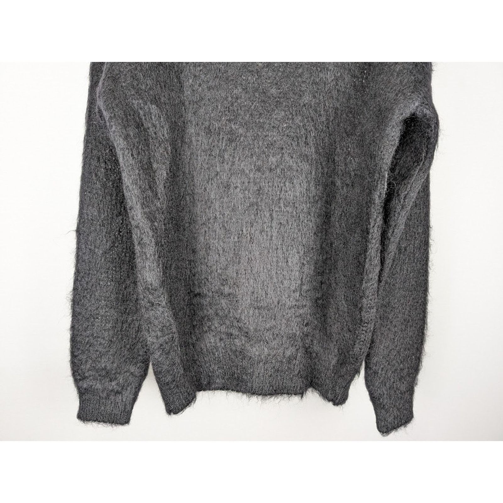 Saint Laurent Paris o1rshd1 Jacquard Sweater in Noir/Naturel Size US M / EU 48-50 / 2 - 11 Thumbnail