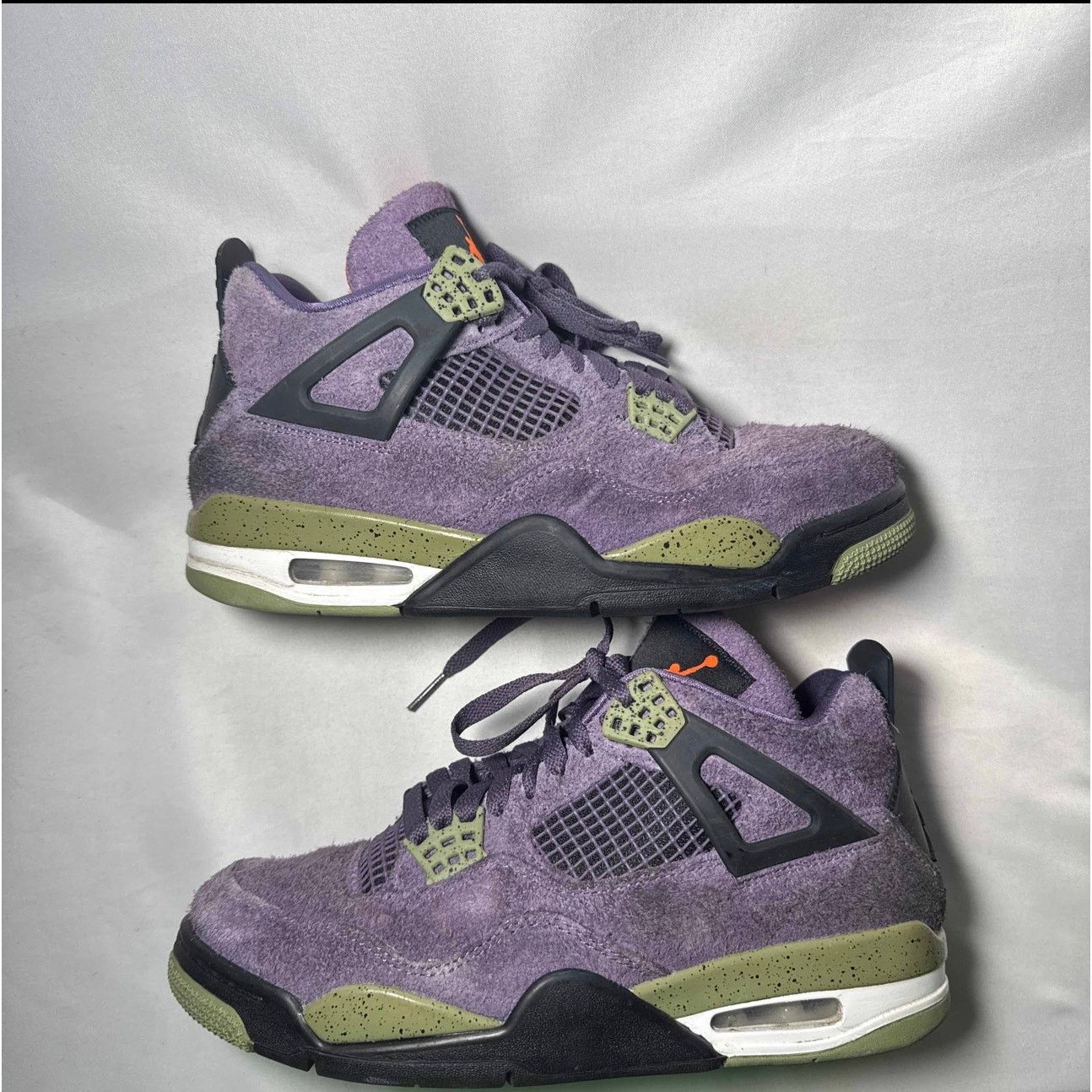 Jordan Brand × Nike Size 8.5 Wmns Air Jordan 4 Retro Canyon Purple Women's Shoes Size US 8.5 / IT 38.5 - 2 Thumbnail