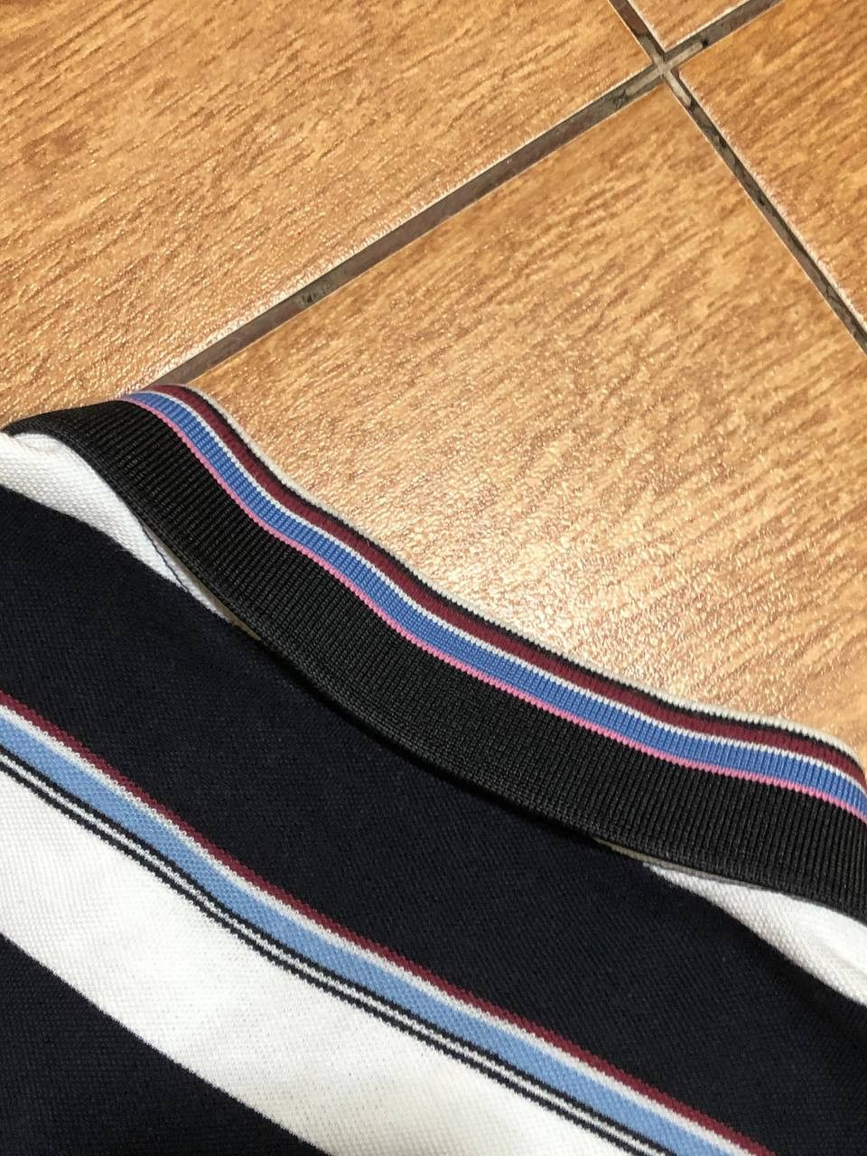 Fred Perry Streetwear striped Polo Fred Perry logo T-Shirt Y2K Vintage Size US XL / EU 56 / 4 - 11 Thumbnail