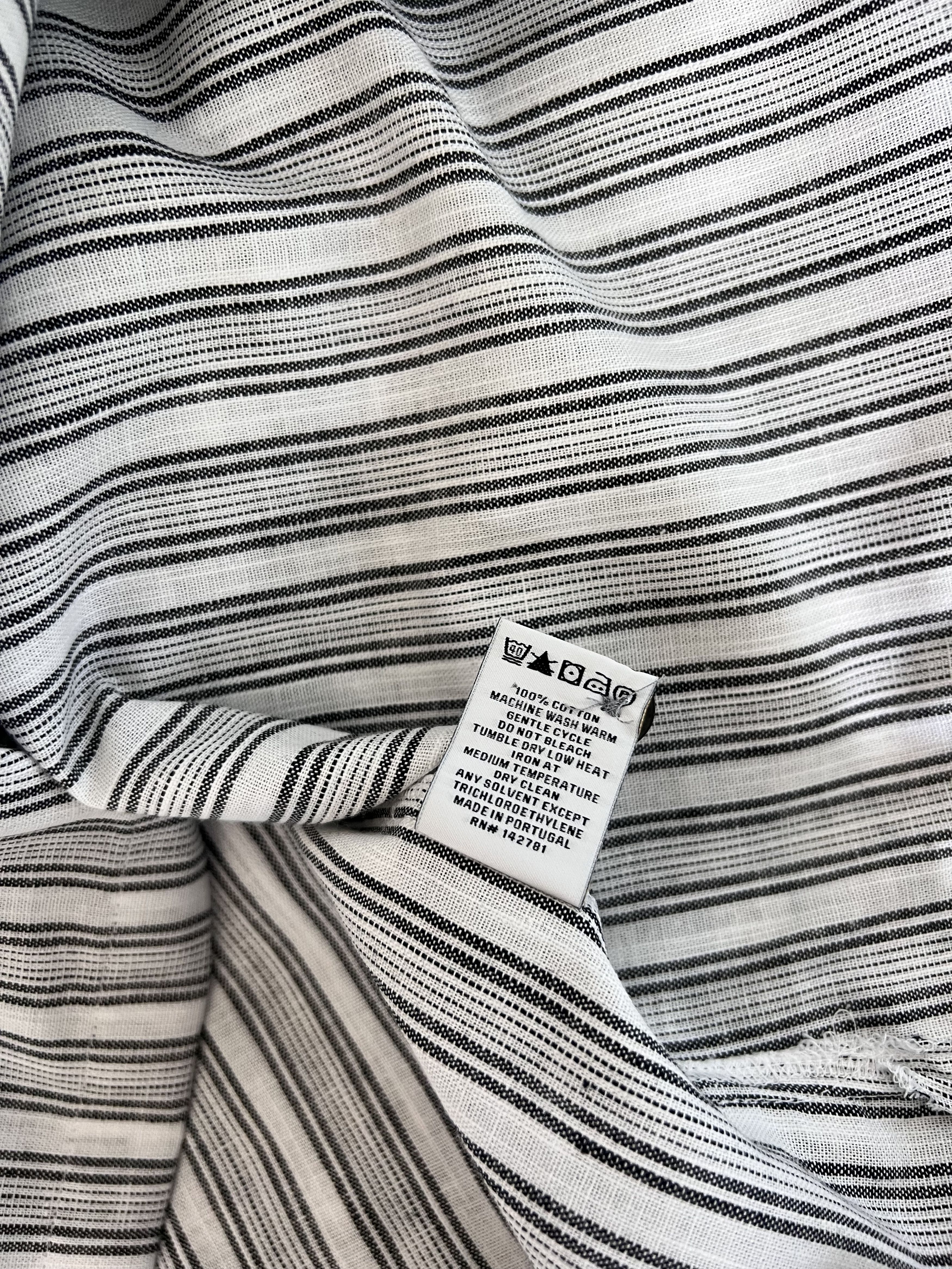 Aime Leon Dore Aime Leon Dore Striped Leisure Shirt in Black White Size US L / EU 52-54 / 3 - 8 Thumbnail