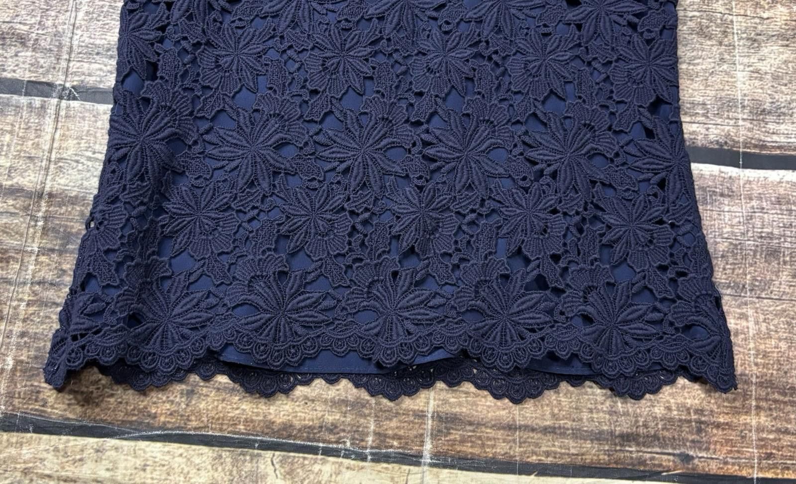 Other Talbots Top Womens 4P Floral Lace Lined Short Sleeve $119 Size S / US 4 / IT 40 - 9 Thumbnail