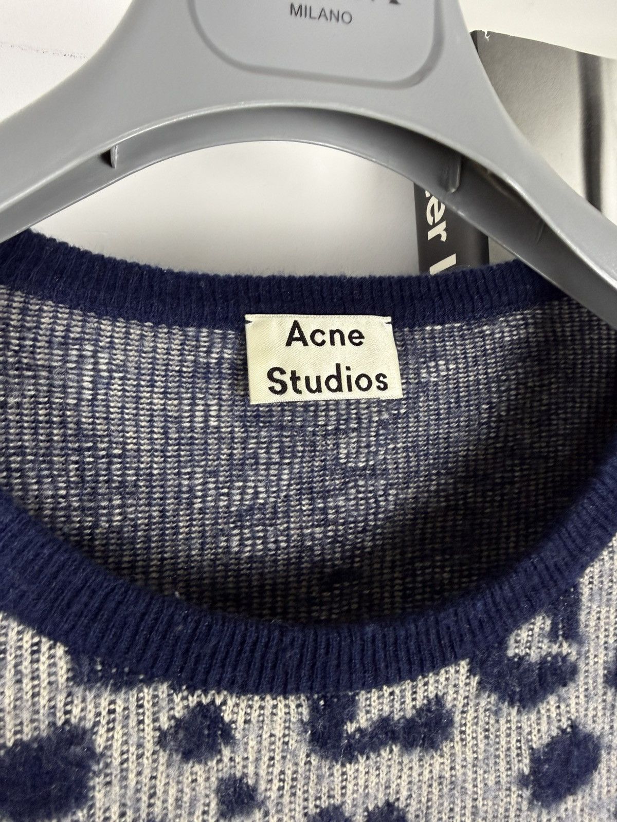 Acne Studios Acne Studios Leo Wool Cashmere Knit Sweater Streetwear hype Size US L / EU 52-54 / 3 - 3 Thumbnail
