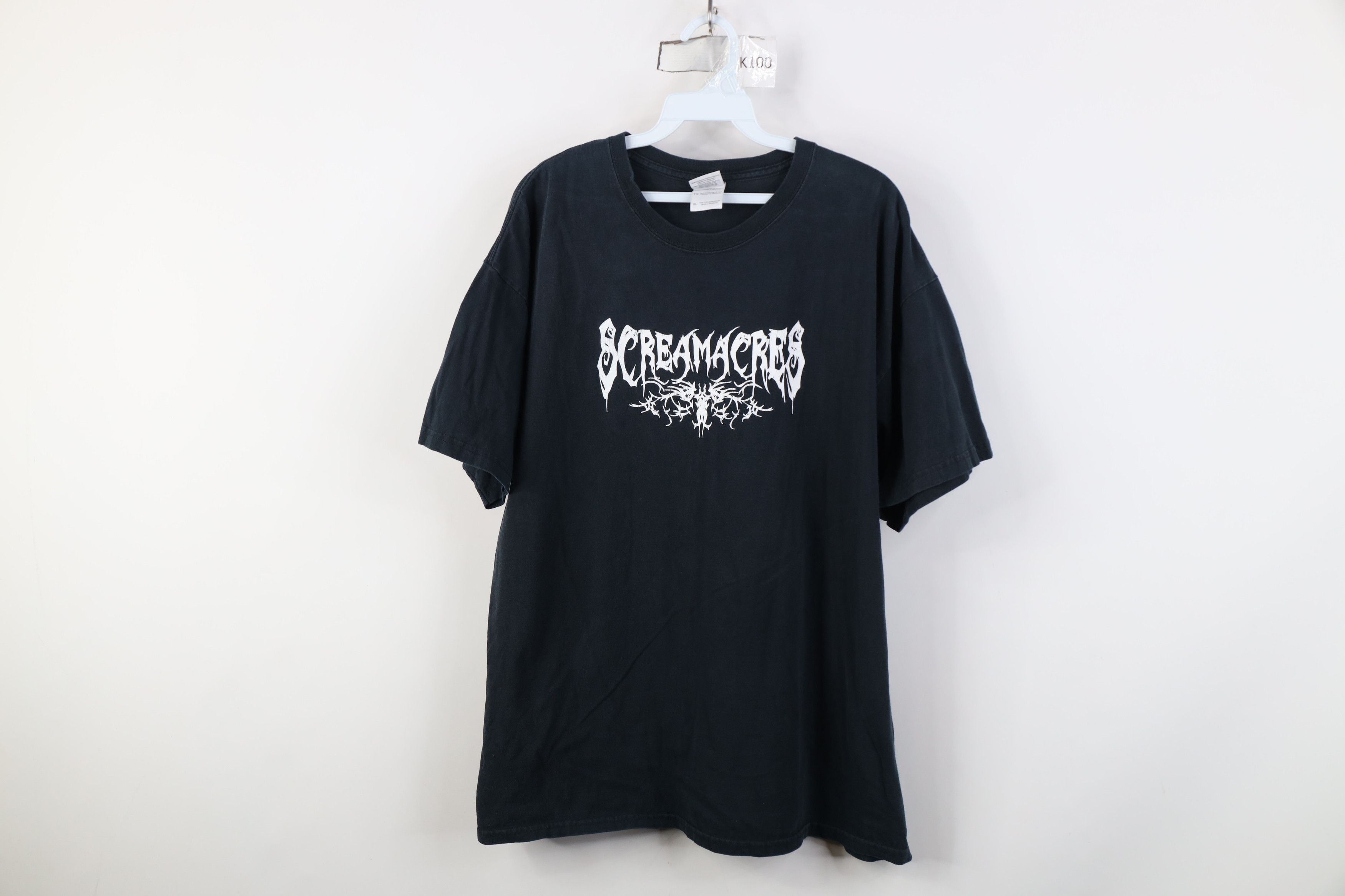 Vintage Vintage Metal Spell Out Scream Acres Haunted Maze T-Shirt Size US XL / EU 56 / 4 - 1 Thumbnail