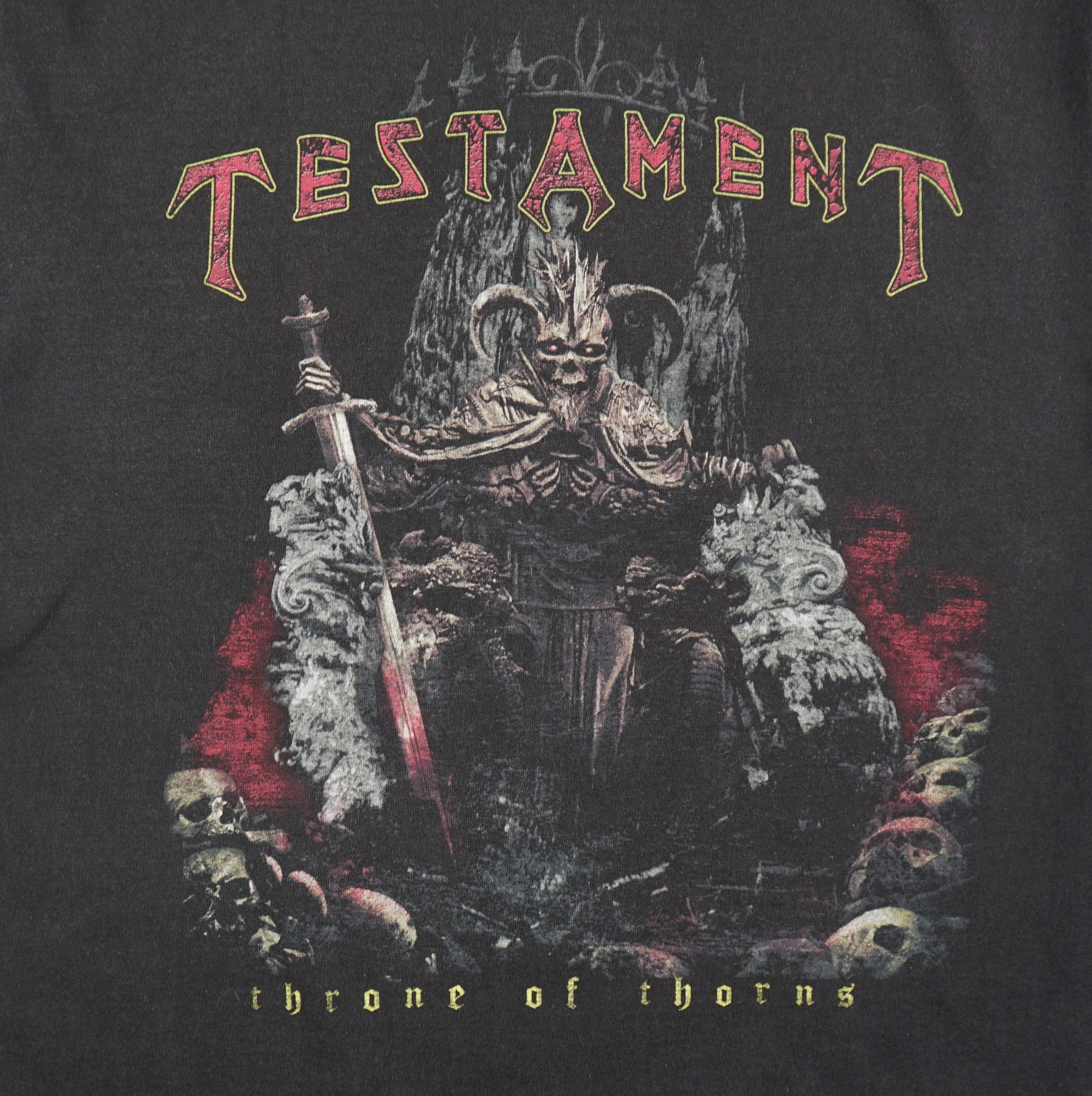 Band Tees × Vintage Vintage 2012 Testament Tour T-Shirt Size US M / EU 48-50 / 2 - 2 Thumbnail