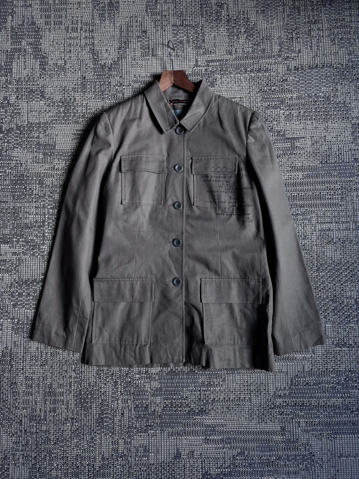 Cop Copine Cop Copine Y2K Vintage Military Olive Blazer Jacket Size M / US 6-8 / IT 42-44 - 1 Thumbnail