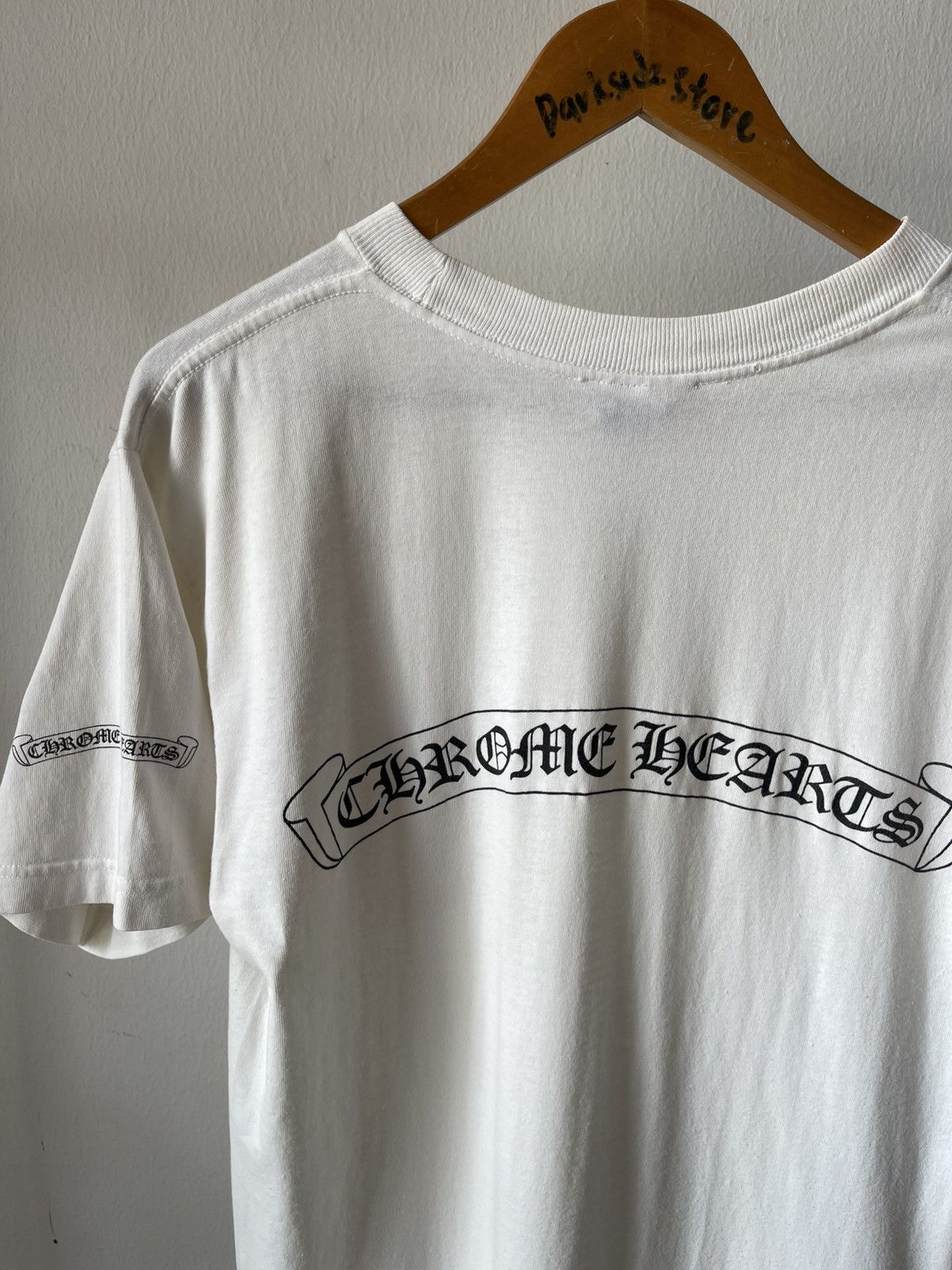 Chrome Hearts 90s Chrome Hearts Scroll Logo Tee Size US M / EU 48-50 / 2 - 7 Thumbnail