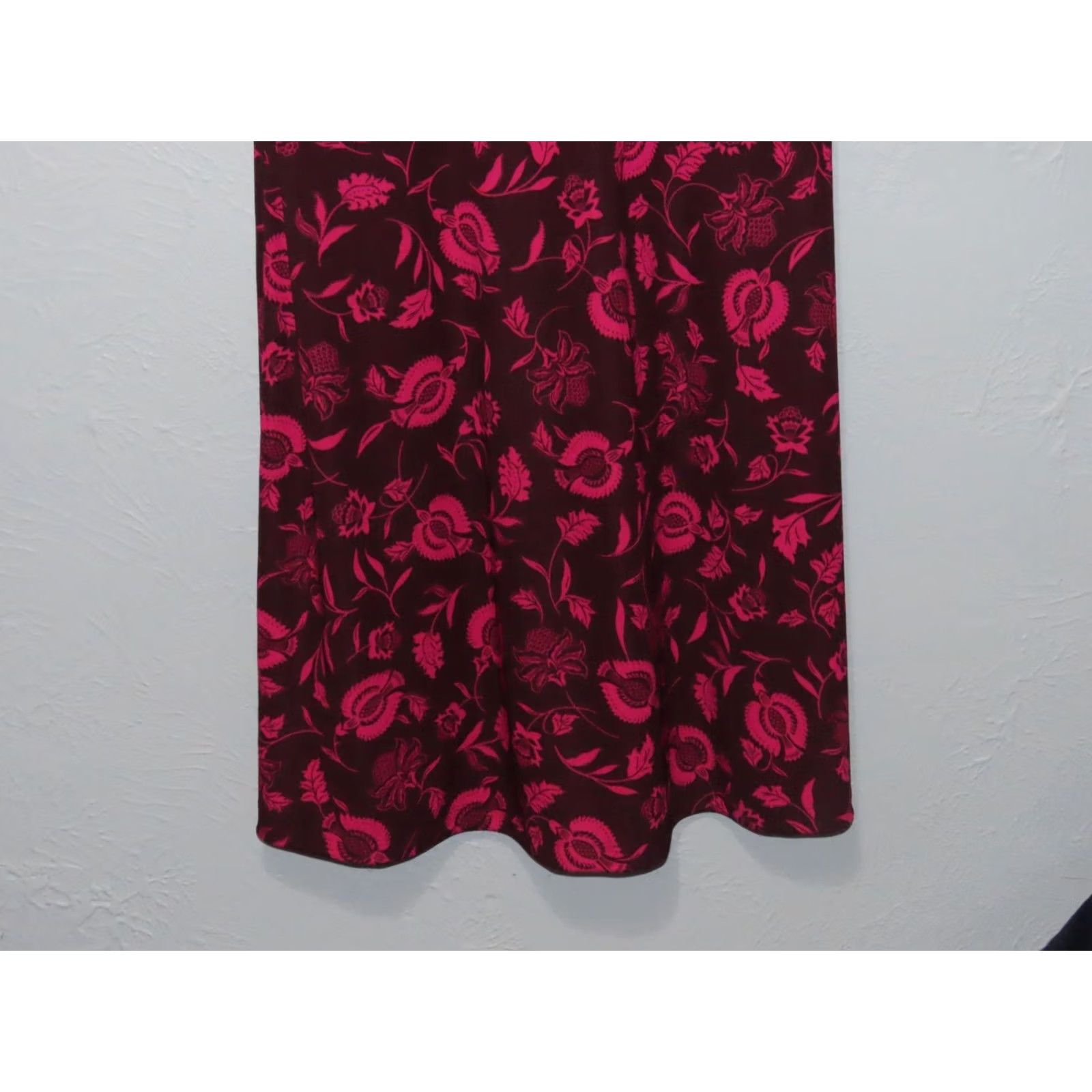 Ann Taylor Ann Taylor Sleeveless Brown Red Floral Maxi Dress Size 14 Size XL / US 12-14 / IT 48-50 - 2 Thumbnail