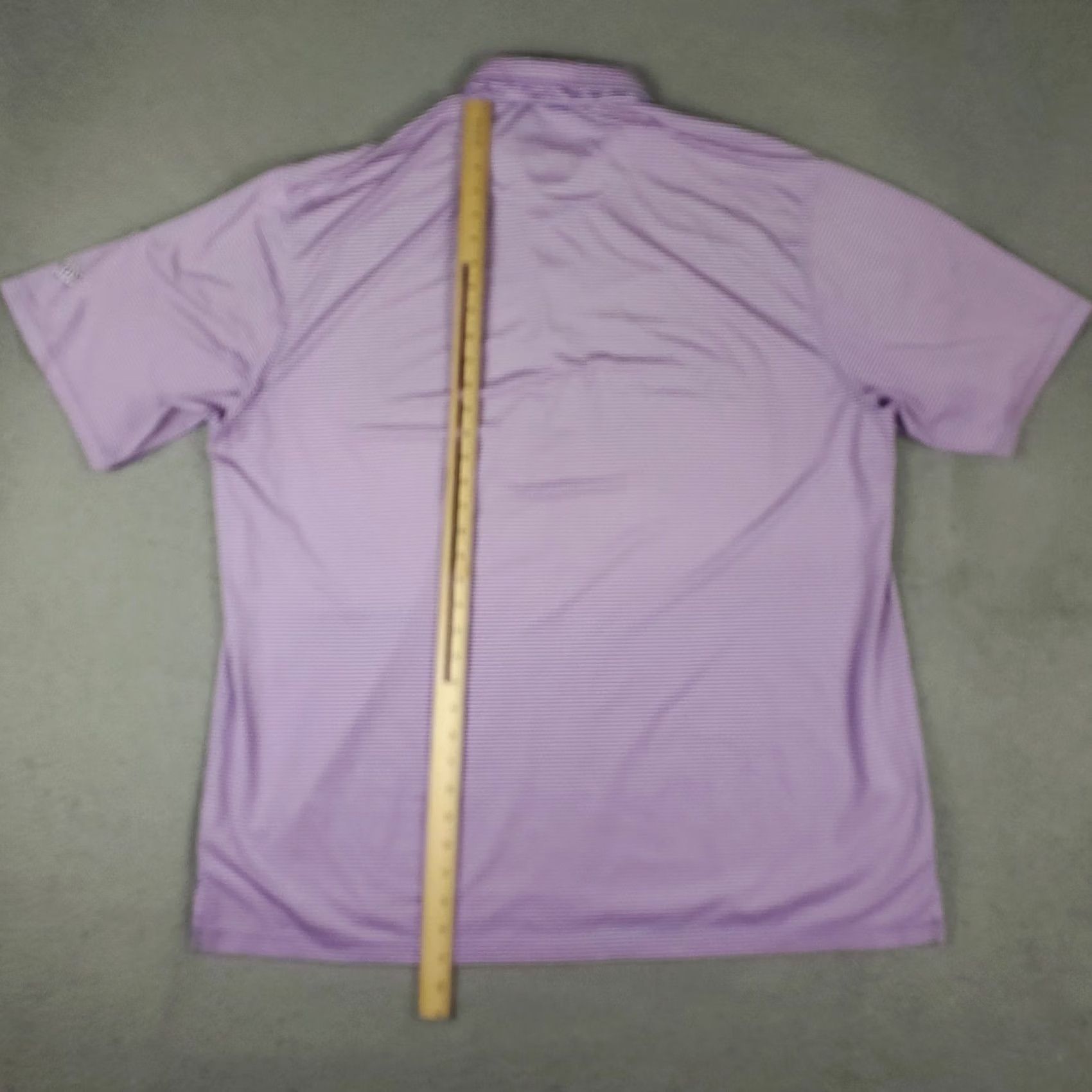 Vintage Donald Ross Polo Shirt Mens 2XL Blue Striped Golf Short Sleeve Size US XXL / EU 58 / 5 - 6 Thumbnail