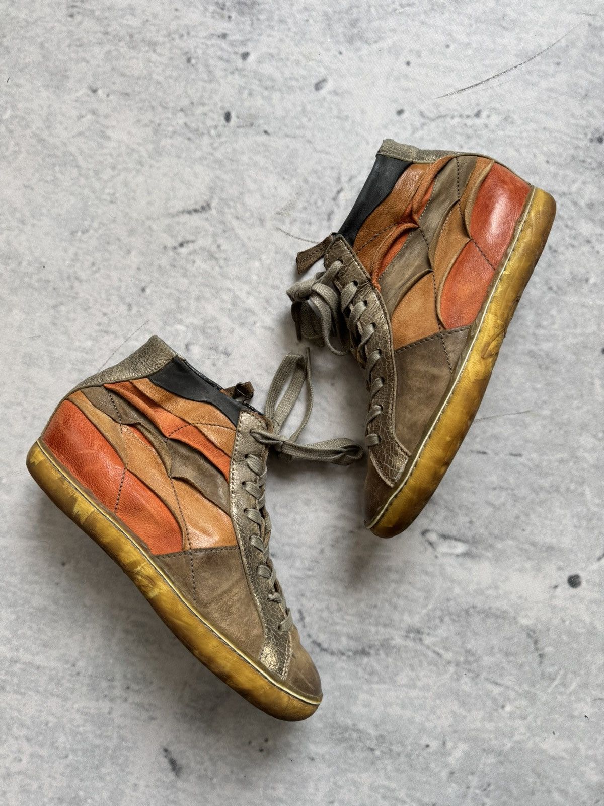 Golden Goose × Vintage AIRSTEP AS98 Golden Goose style, Avant Garde boots Size US 8 / EU 41 - 1 Thumbnail