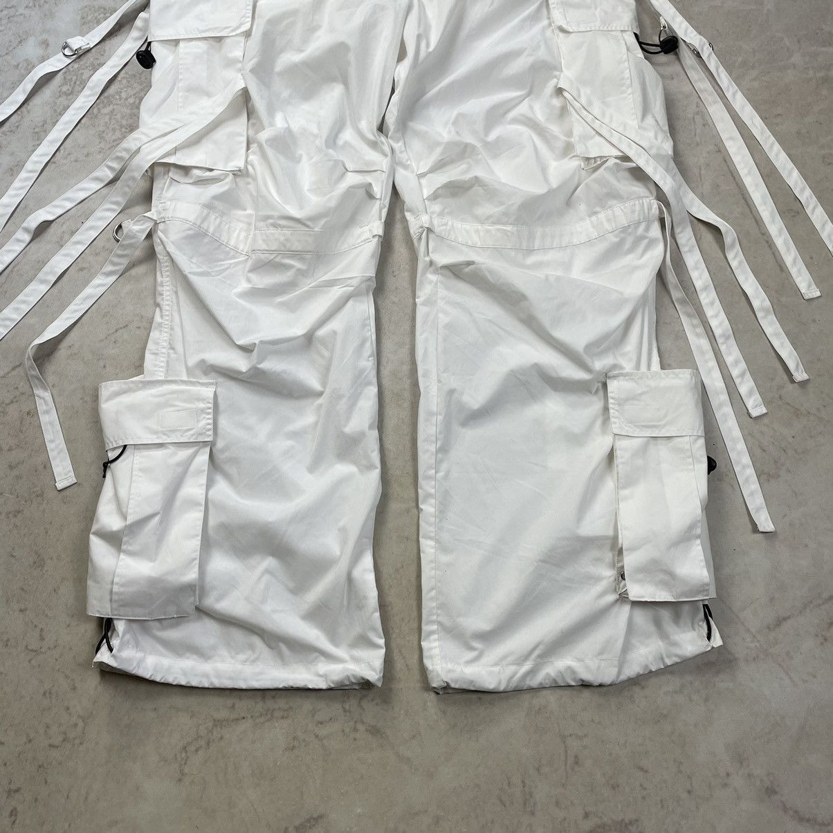 If Six Was Nine × Japanese Brand Junya Watanabe Rick Owens Style Bondage Cargo Baggy Pant Size US 38 / EU 54 - 4 Thumbnail