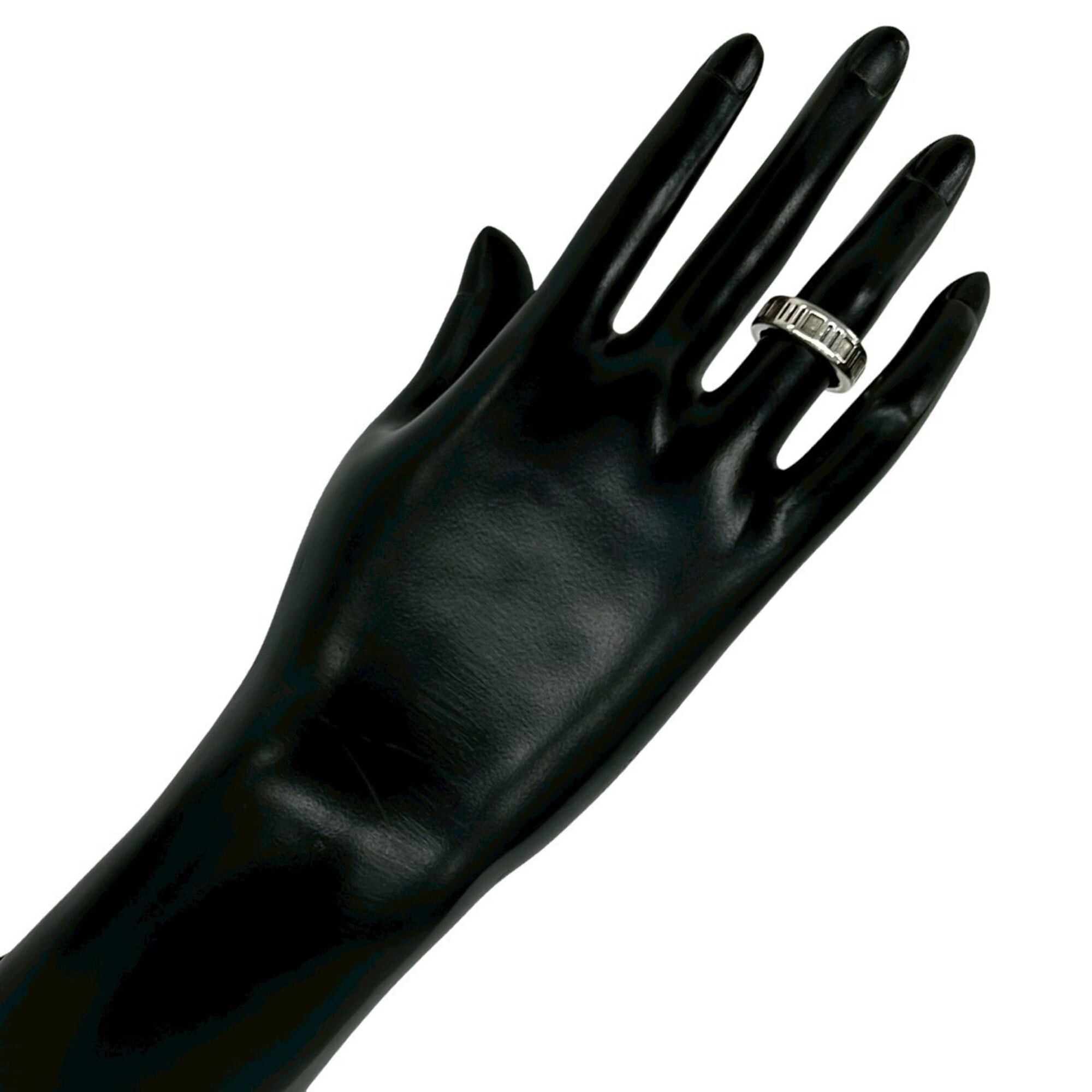 Tiffany & Co. TIFFANY&Co. Tiffany Atlas Narrow Ring 925 Sterling Silver Ring, Jewelry for Women, 00019 Size ONE SIZE - 1 Thumbnail