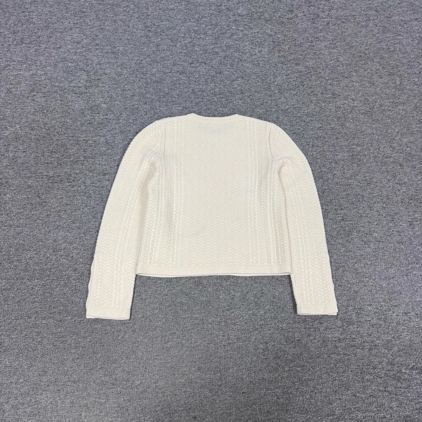 Chanel Chanel Cashmere Knit Sweater Sleeve Button 38 Mint Size S / US 4 / IT 40 - 2 Thumbnail