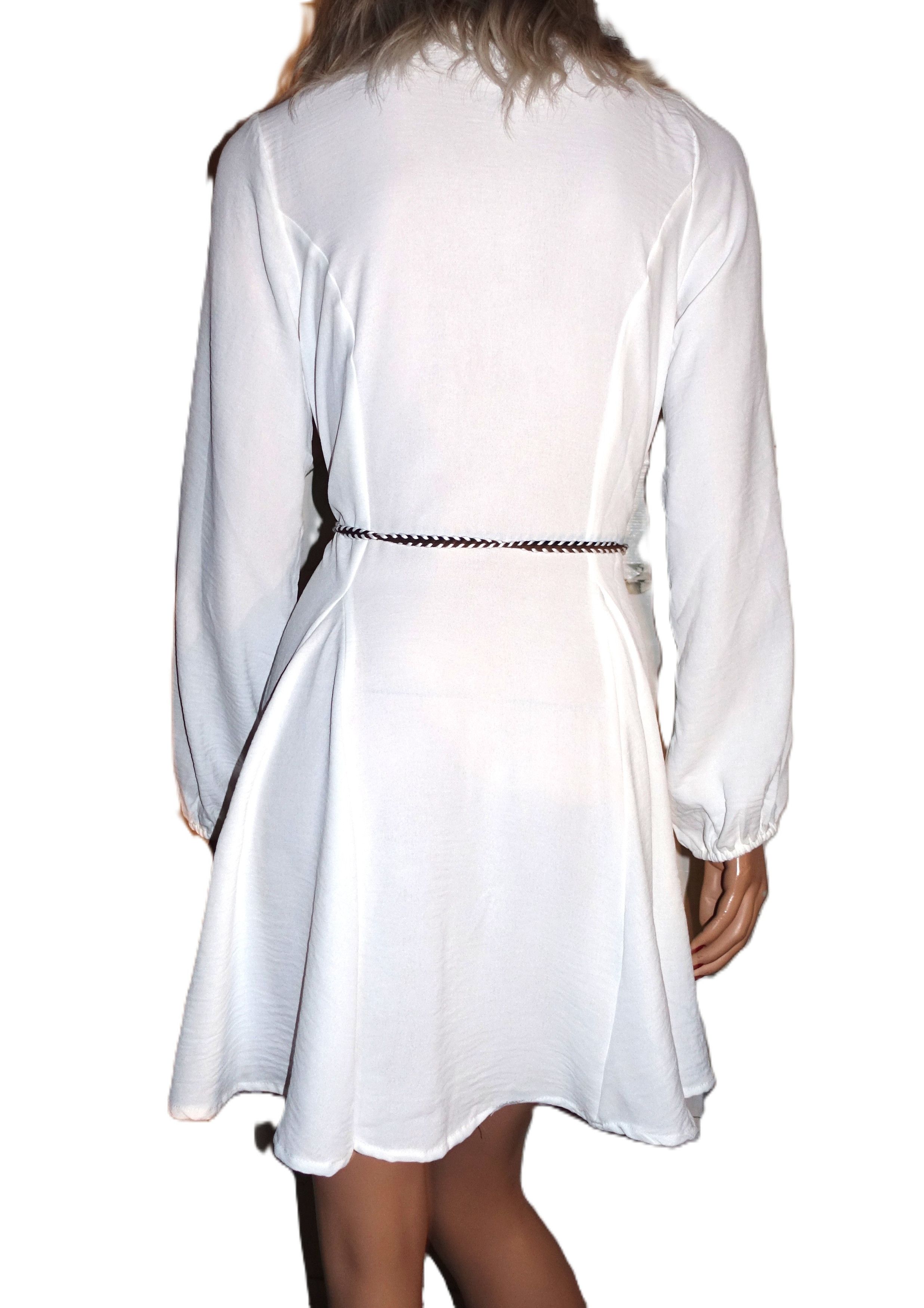 Other Indulge White Shirt Dress with Belt L NWOT Size L / US 10 / IT 46 - 5 Thumbnail