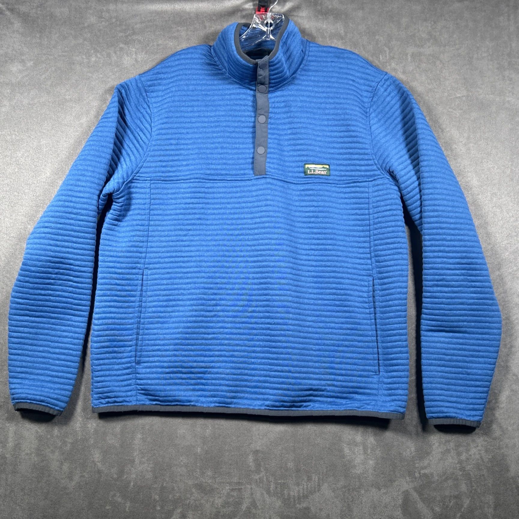 Vintage VINTAGE LL Bean Airlight Jacket Mens L Reg Snap T Ribbed Pullover Slightly Fitted Size US L / EU 52-54 / 3 - 2 Thumbnail