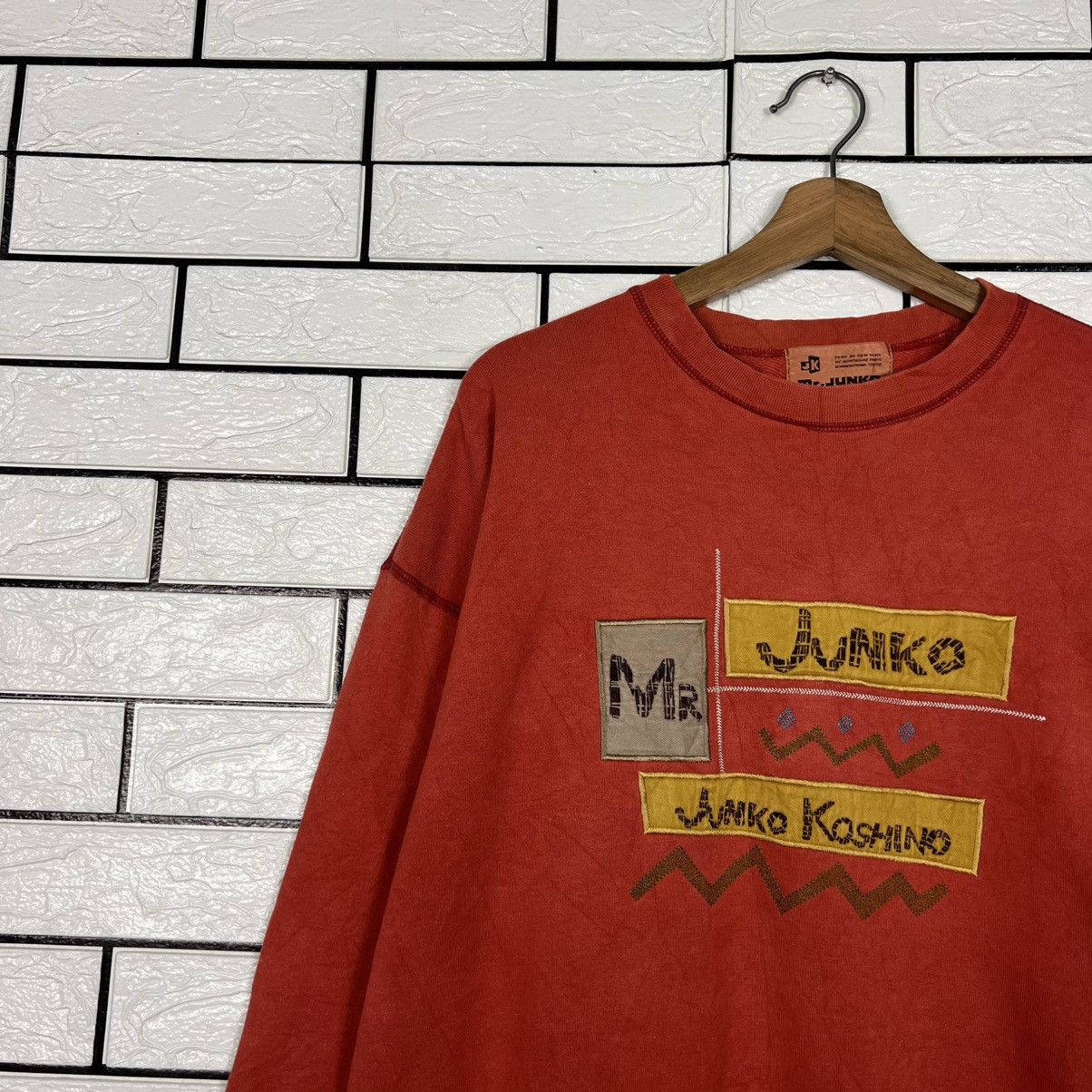 Mr. Junko Vintage 90s MR. JUNKO KOSHINO Crewneck Sweatshirt #4279-C194 Size US L / EU 52-54 / 3 - 4 Thumbnail