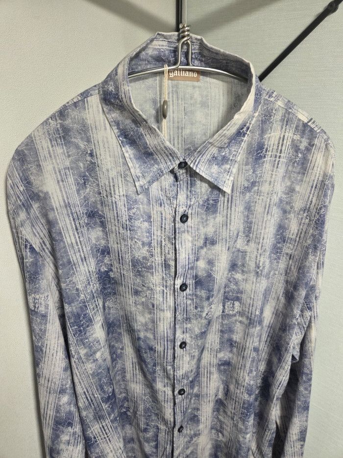 John Galliano john Galliano stripe shirt Size US M / EU 48-50 / 2 - 2 Thumbnail