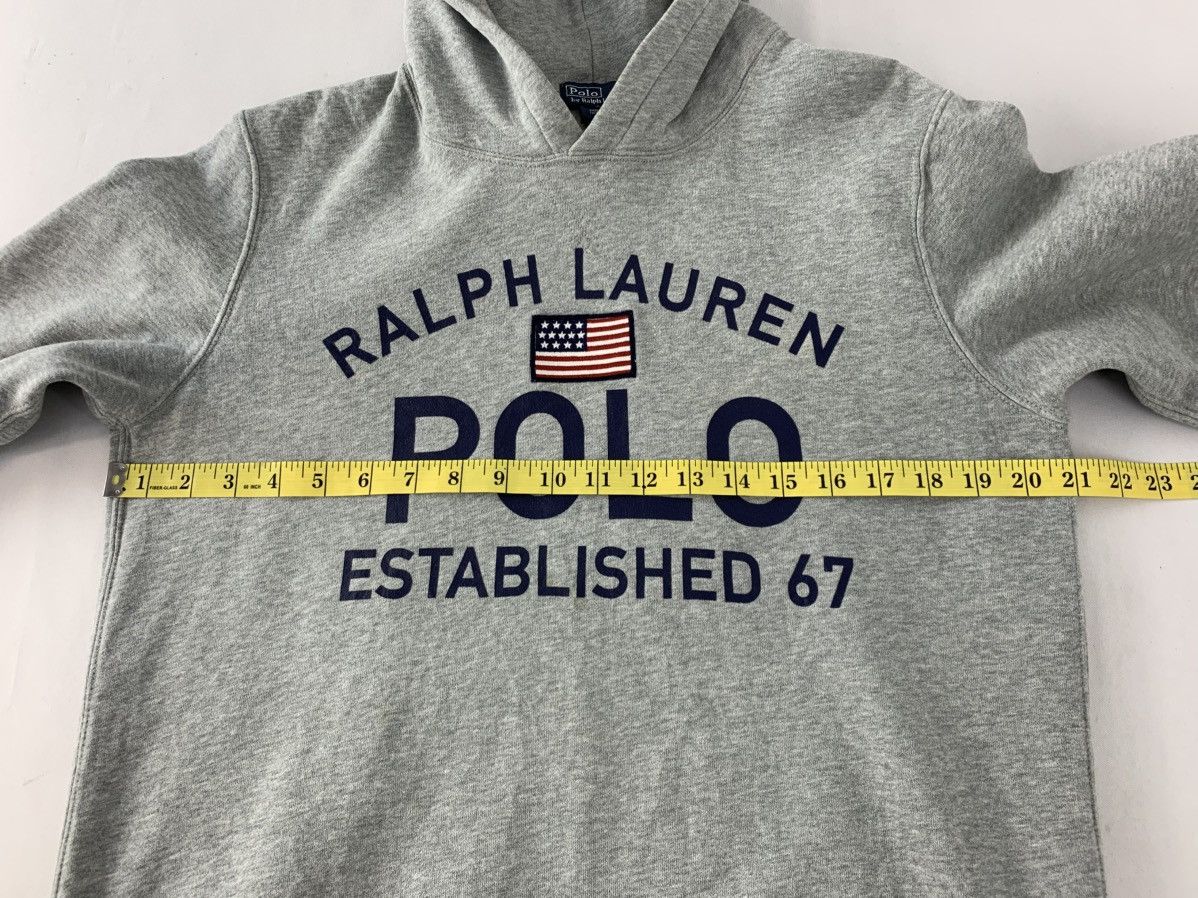 Polo Ralph Lauren Polo by Ralph Lauren Hoodies Big Front Pocket Printed Size XL / US 12-14 / IT 48-50 - 10 Thumbnail