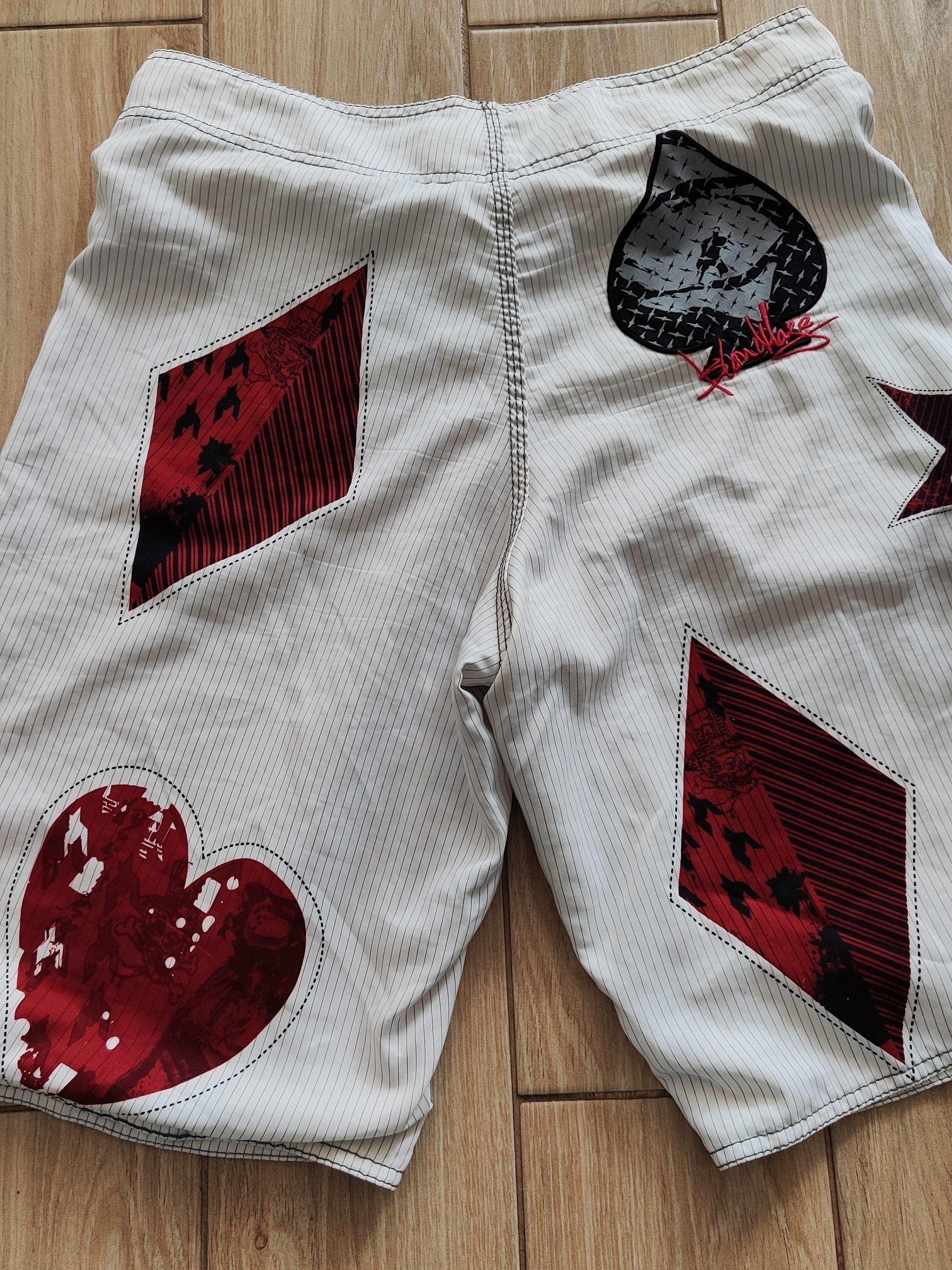 Japanese Brand Totsol Graffiti Patchwork Board Shorts Size US 34 / EU 50 - 3 Thumbnail