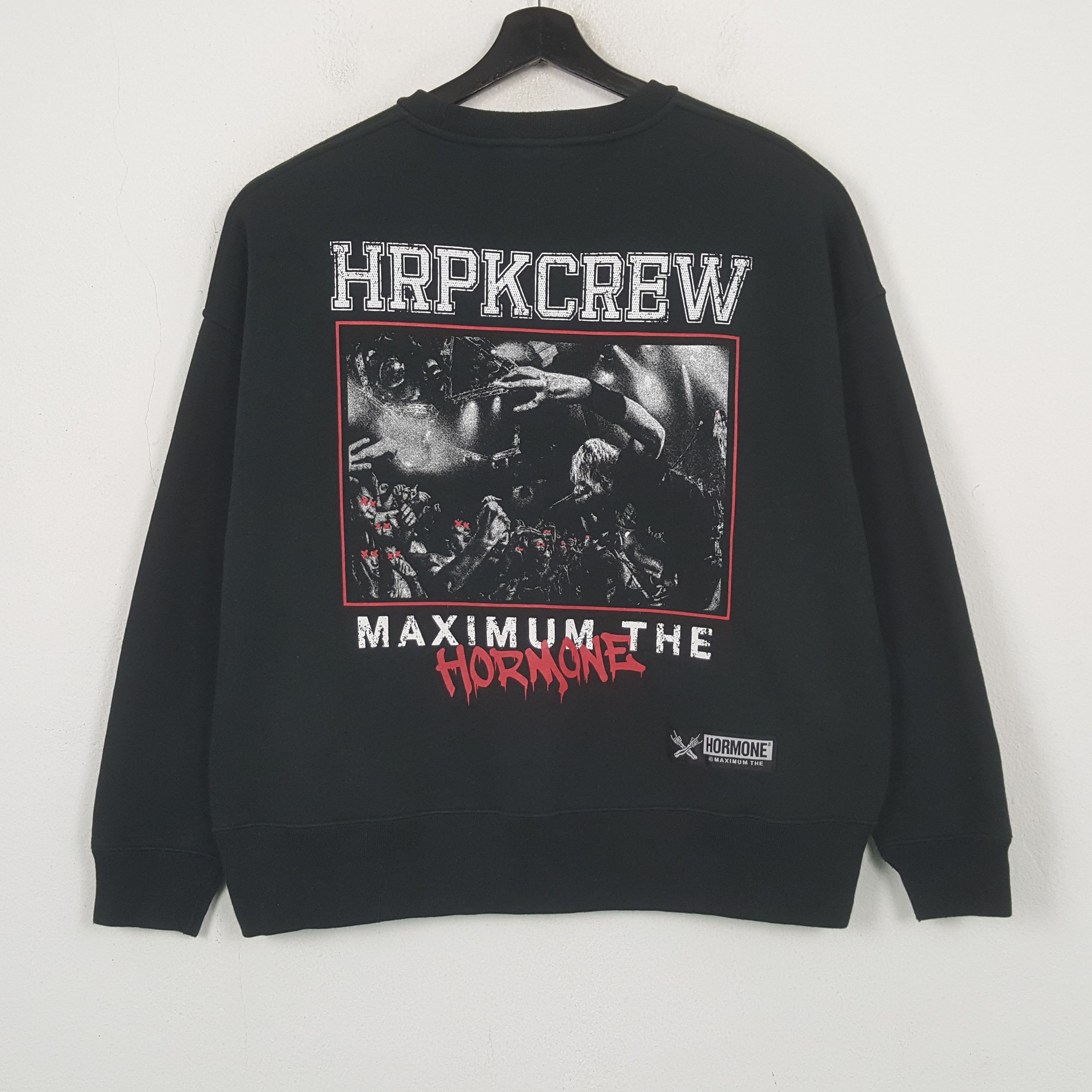 Vintage Maximum The Homrmone Japanese Rock Band Sweatshirt RR30 Size US XL / EU 56 / 4 - 1 Thumbnail