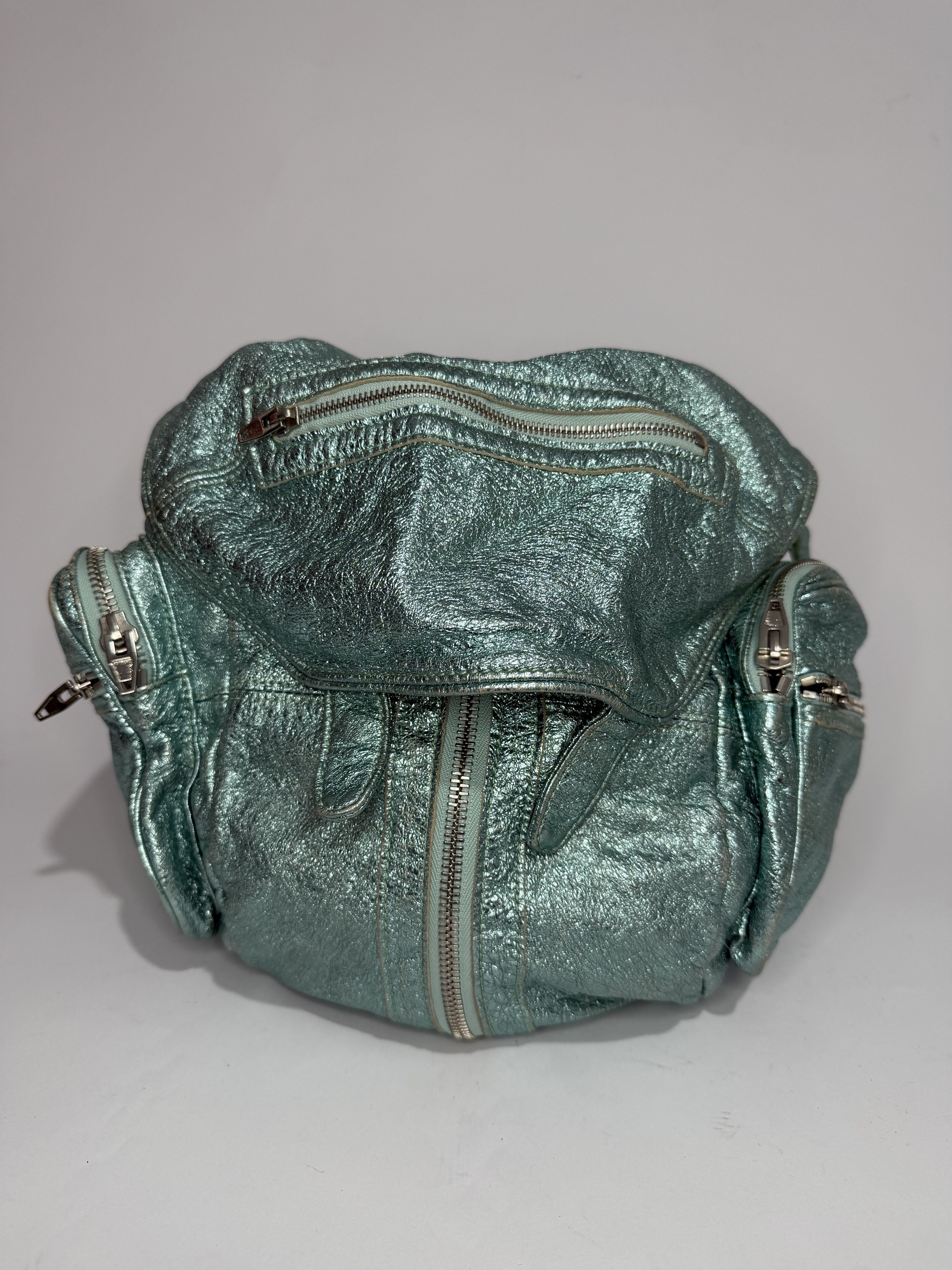 Alexander Wang ALEXANDER WANG Lambskin Nylon Marti Backpack Khaki | Grailed