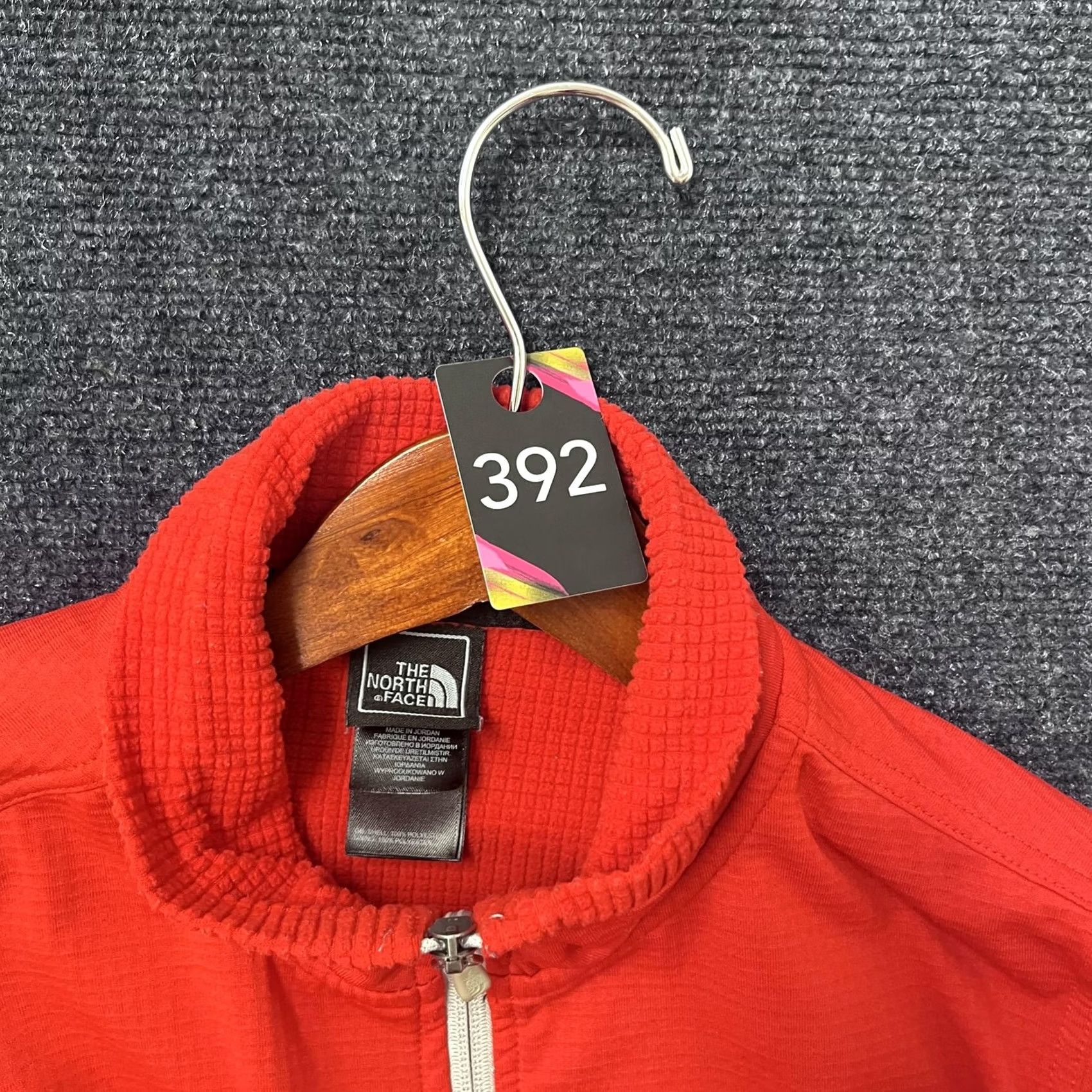 The North Face North Face Womens Small Red Fleece Jacket Hiking Light Outdoor Size S / US 4 / IT 40 - 6 Thumbnail