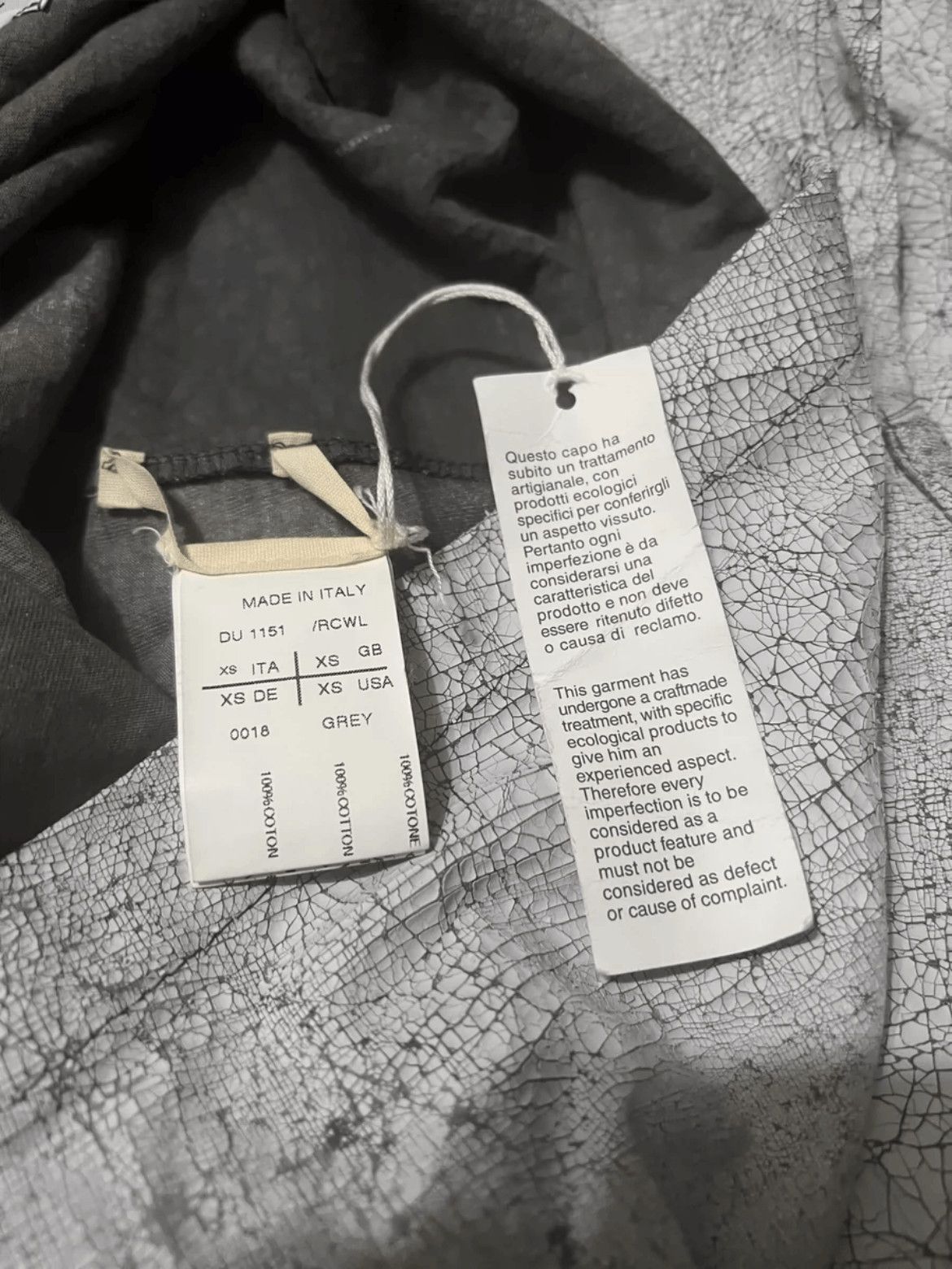 Rick Owens Rick Owens 09SS Mainline Crack Tank Top Size US XS / EU 42 / 0 - 7 Thumbnail