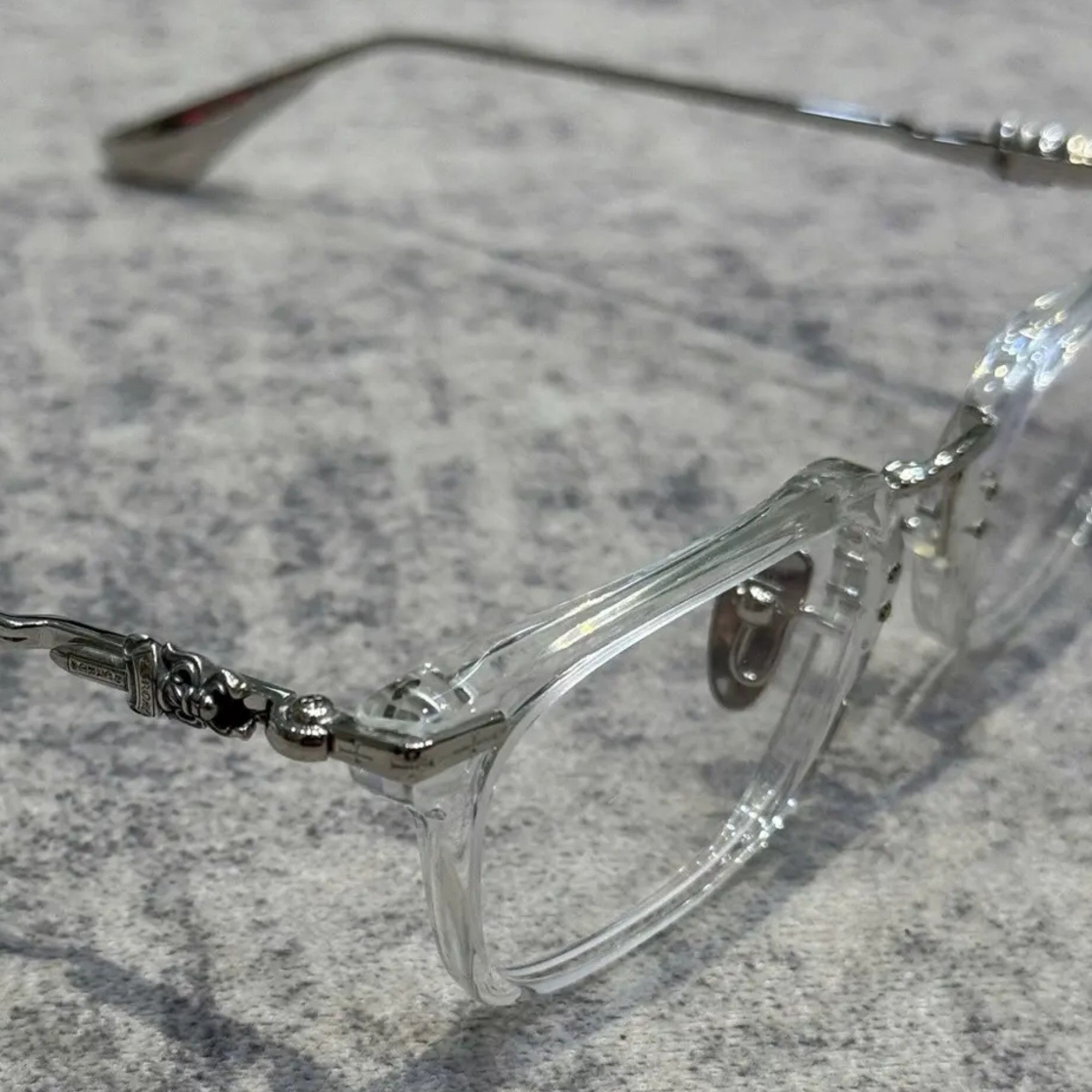 Chrome Hearts CHROME HEARTS SNAT Crystal Shiny Silver Size ONE SIZE - 7 Thumbnail