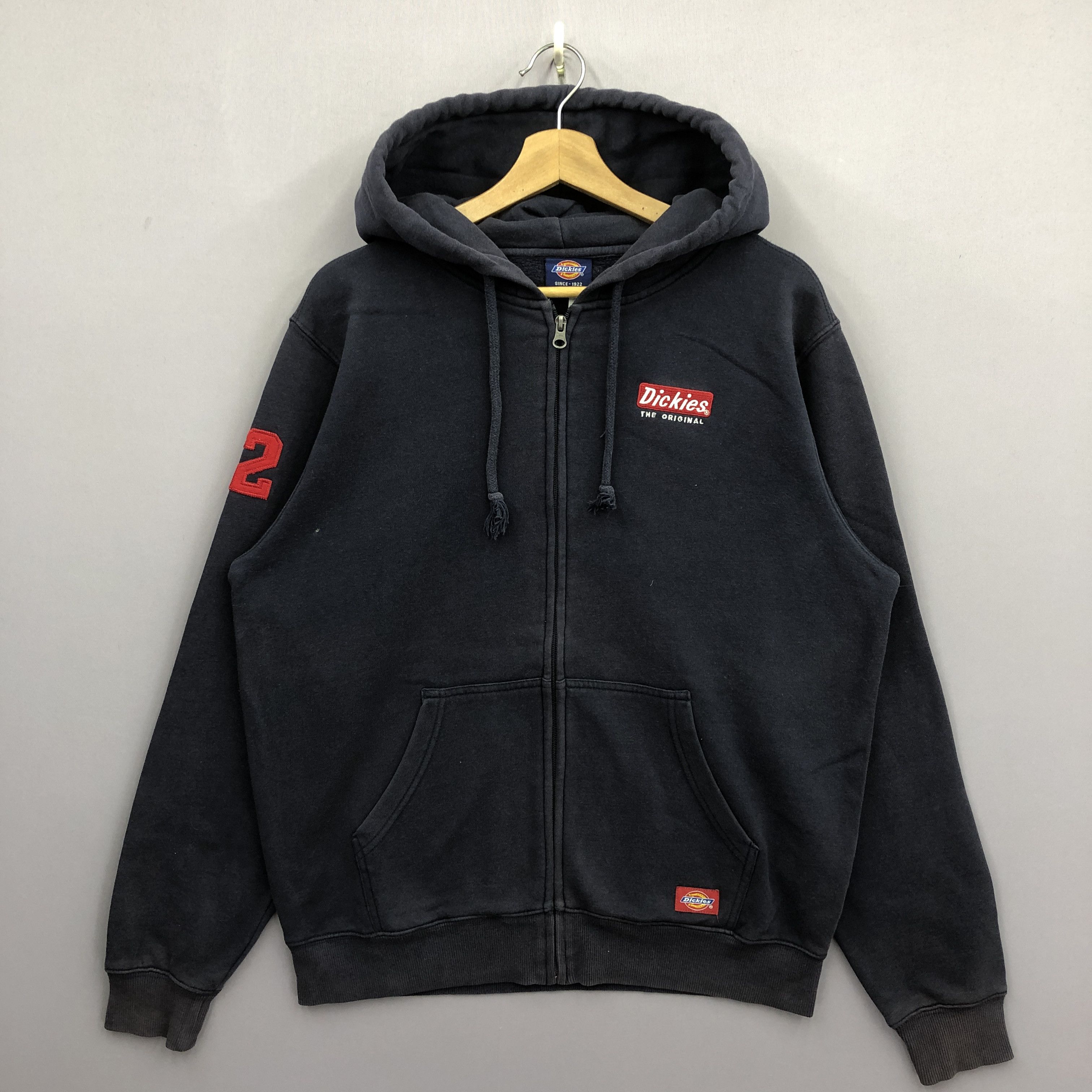 Vintage 90s Dickies Hoodie Sweater Dickies Zipper Sweatshirt