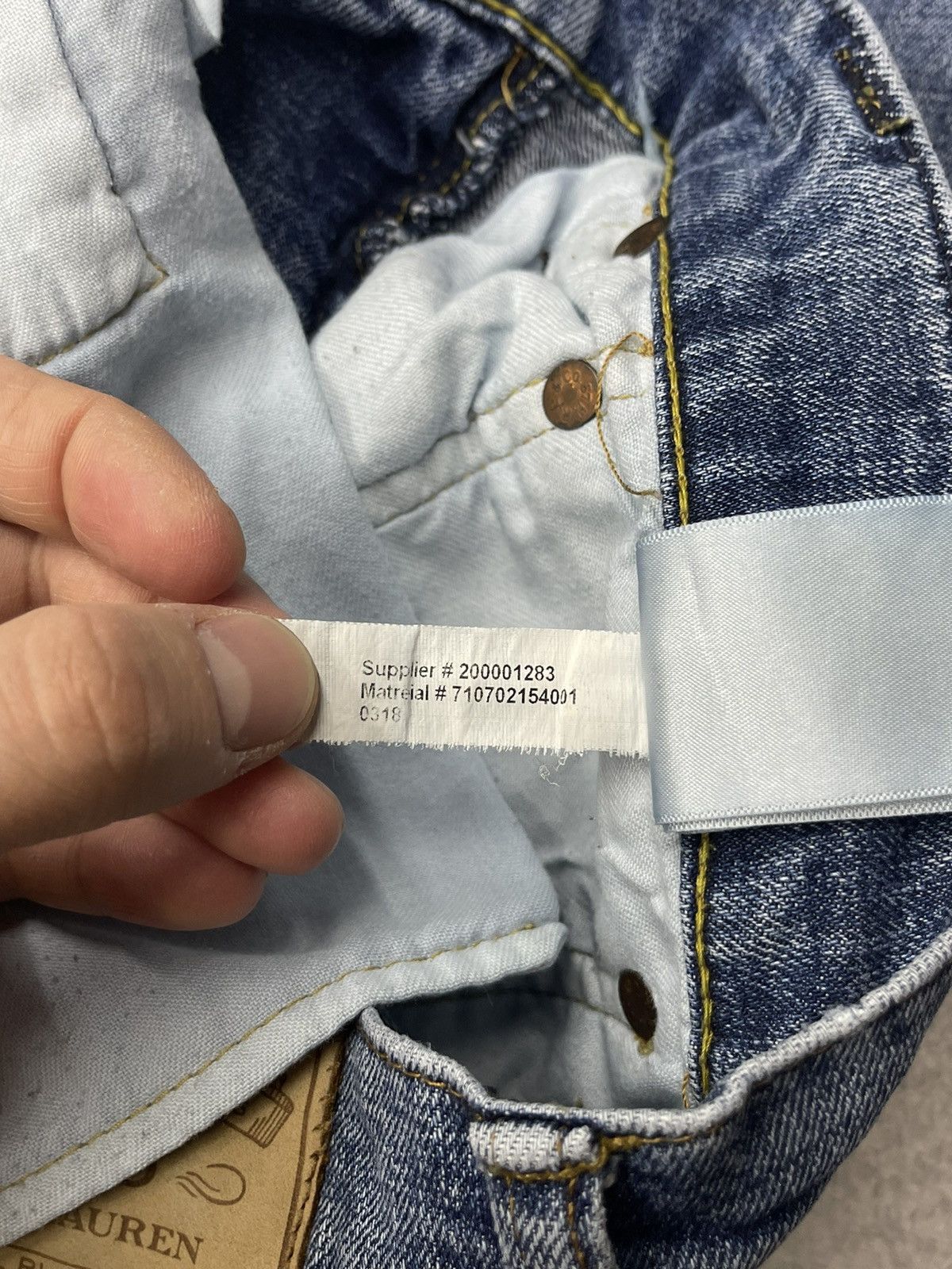 Polo Ralph Lauren Vintage Polo Ralph Lauren Distressed Denim Jeans Blue Y2K Size US 32 / EU 48 - 12 Thumbnail