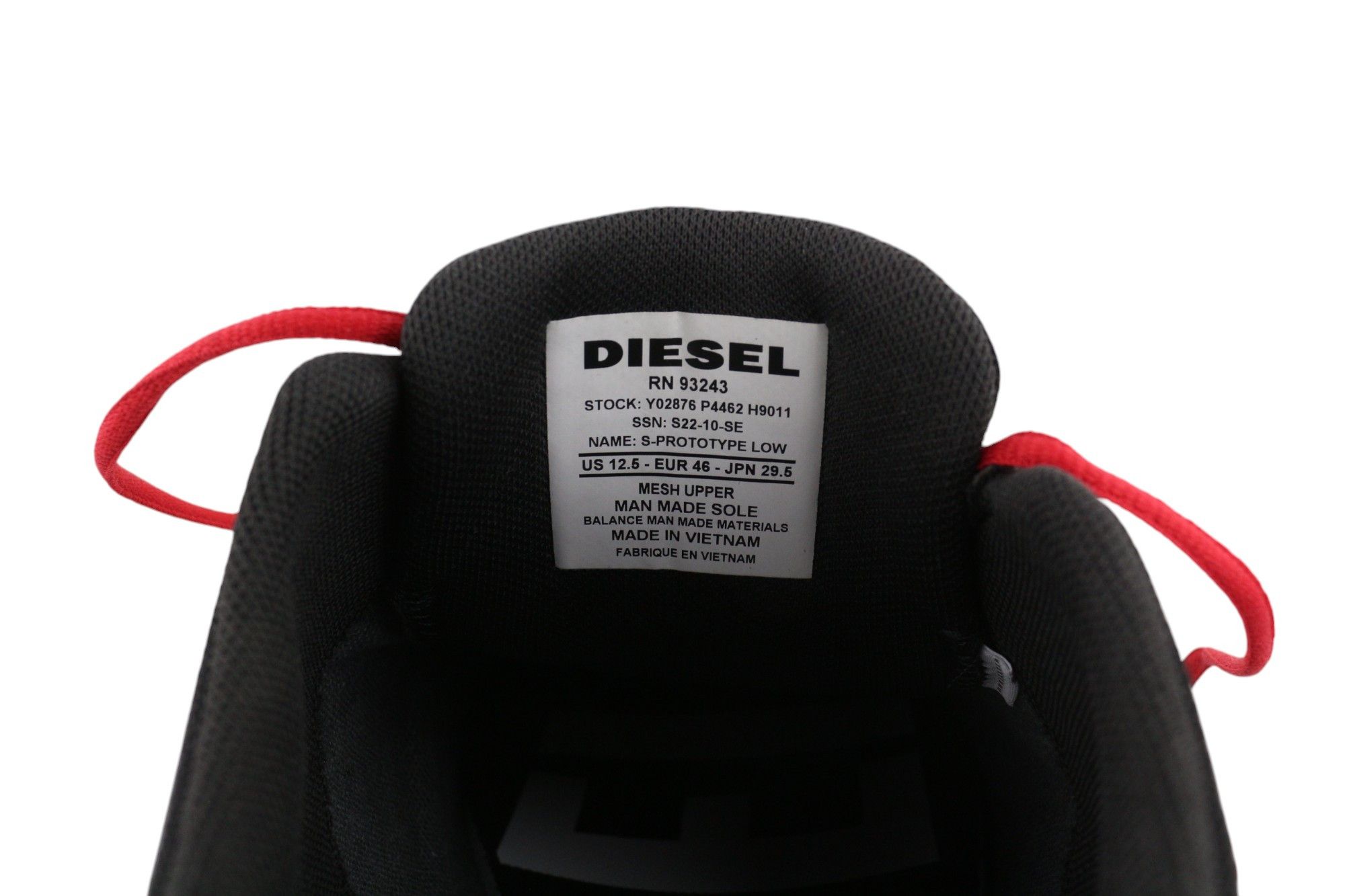 Diesel S-PROTOTYPE LOW EU46 White Black Red 81546 Size US 13 / EU 46 - 11 Thumbnail