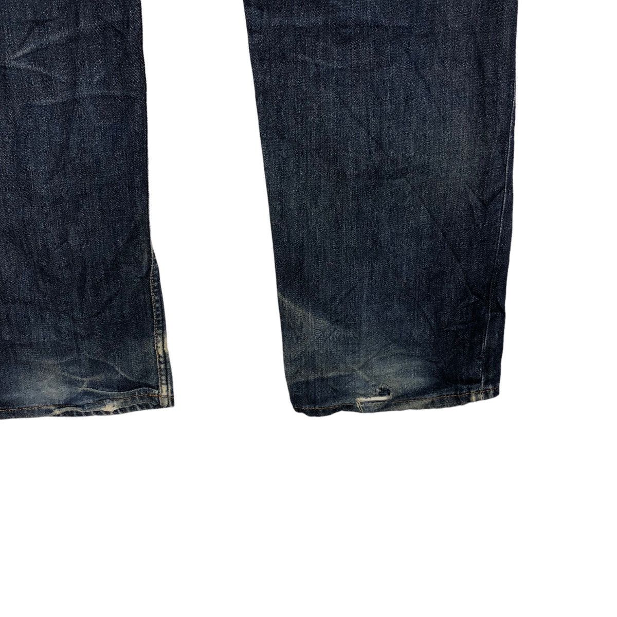 Japanese Brand 🔥90s Vintage Distressed Denim Jeans Black Bart Volcom Japan Size US 34 / EU 50 - 10 Thumbnail