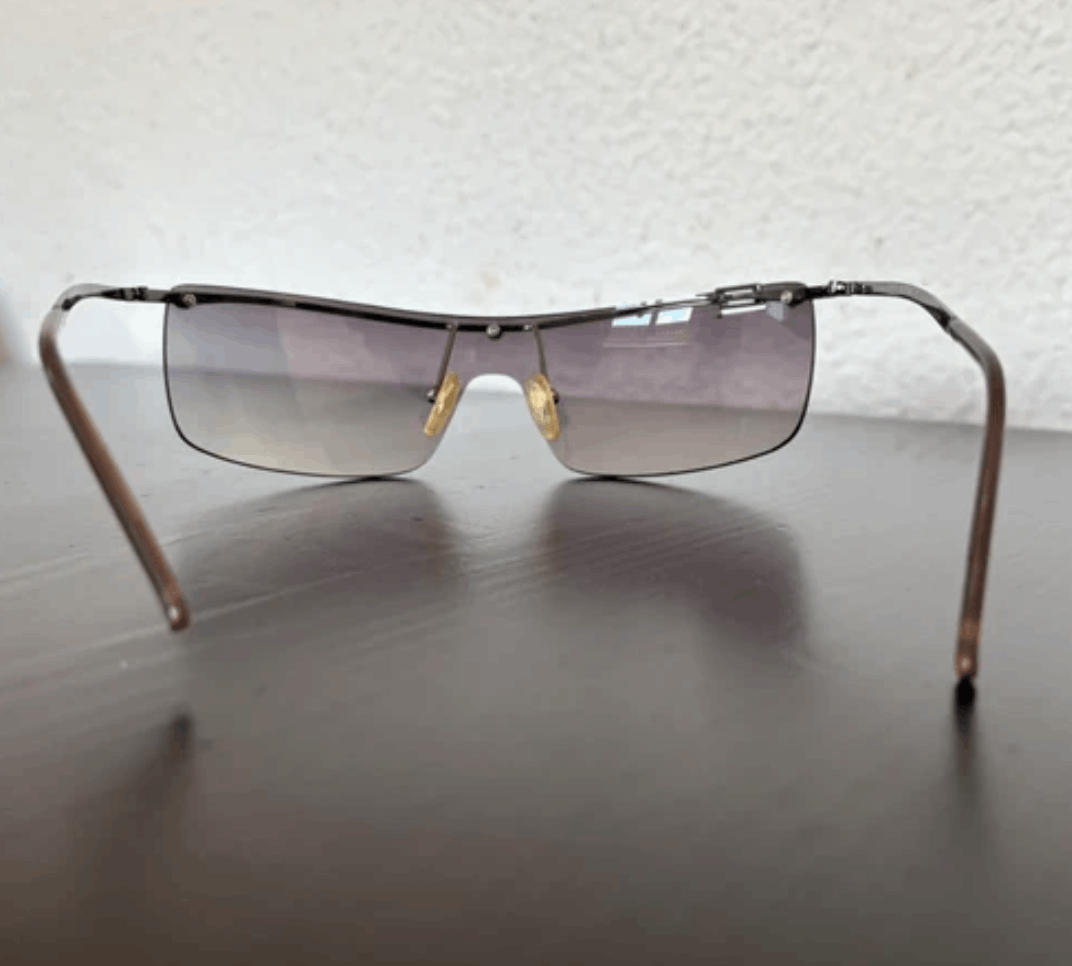 Gucci GUCCI Sunglasses GG Shield Rimless 90s Wrap 1190 Vintage Size ONE SIZE - 4 Thumbnail