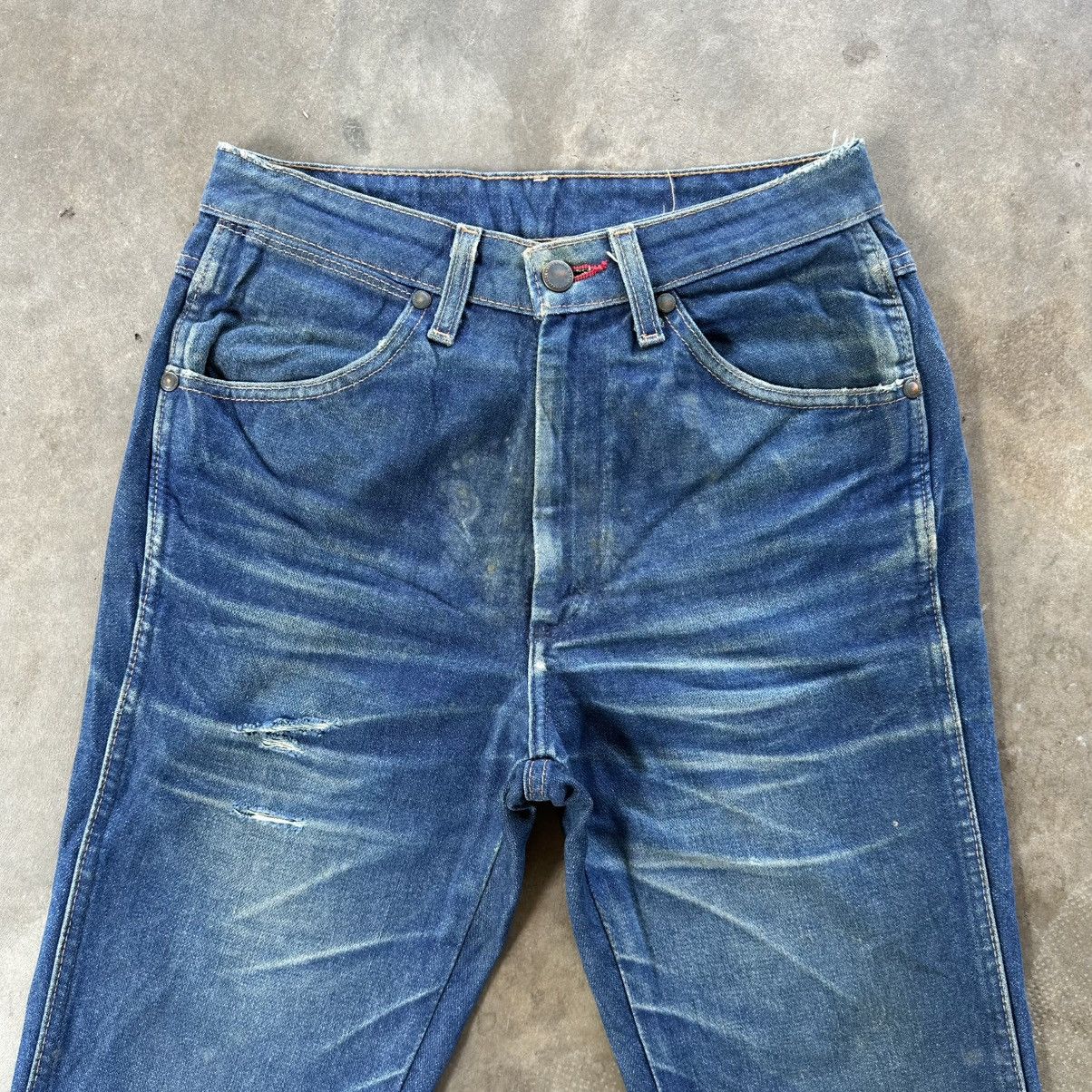Japanese Brand Vintage WranglerXVans Limited Edition Rare Denim Jean Pant Size US 28 / EU 44 - 3 Thumbnail