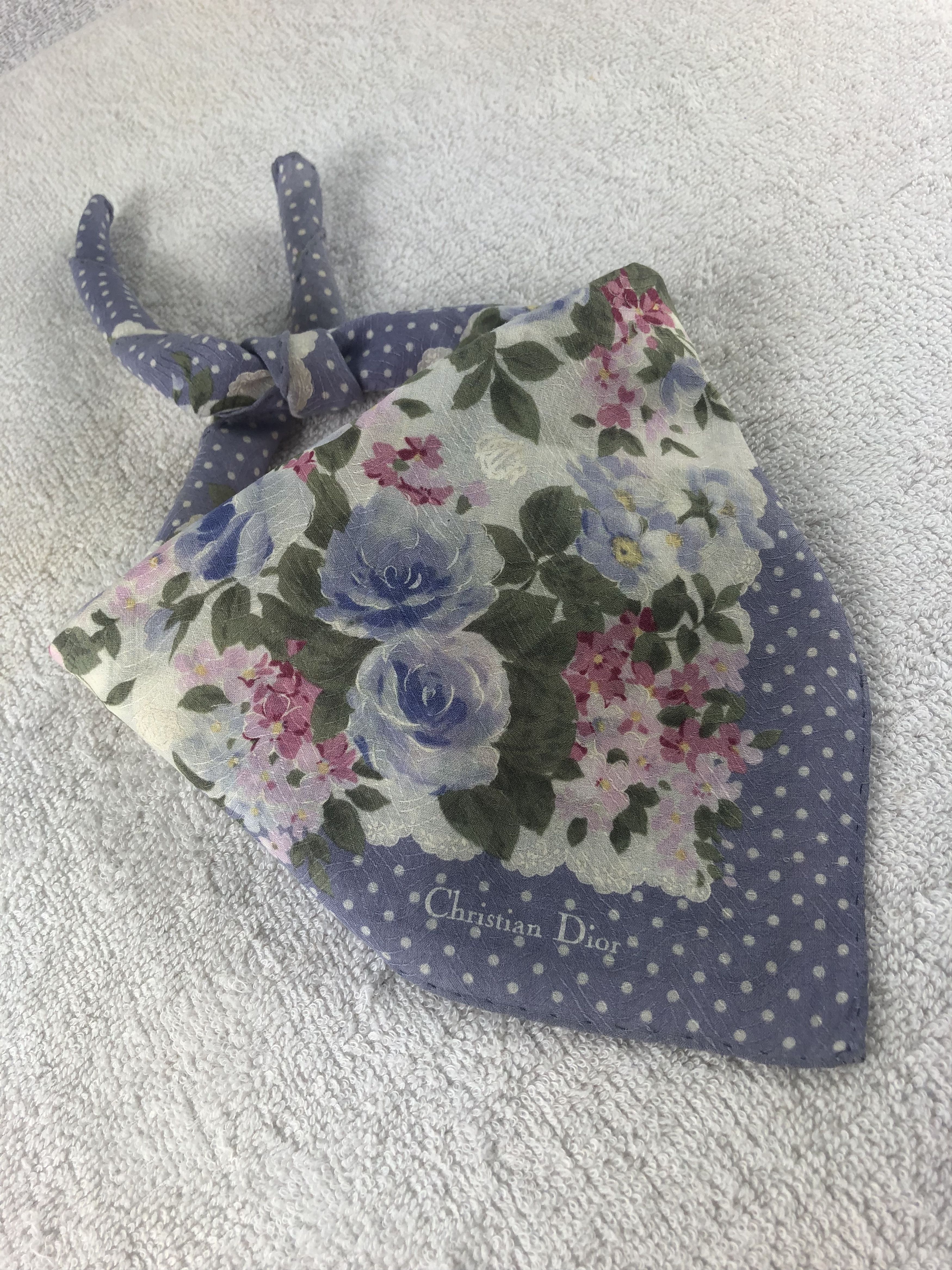 Vintage Christian Dior Handkerchief / Bandana / Neckerchief Size ONE SIZE - 1 Thumbnail