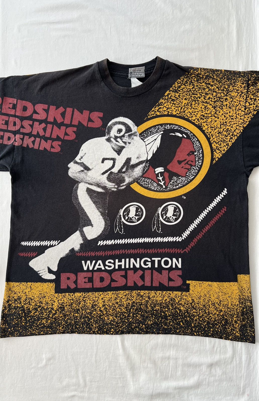 NFL Vintage 1992 Washington Redskins NFL AOP T-shirt Size US XL / EU 56 / 4 - 3 Thumbnail
