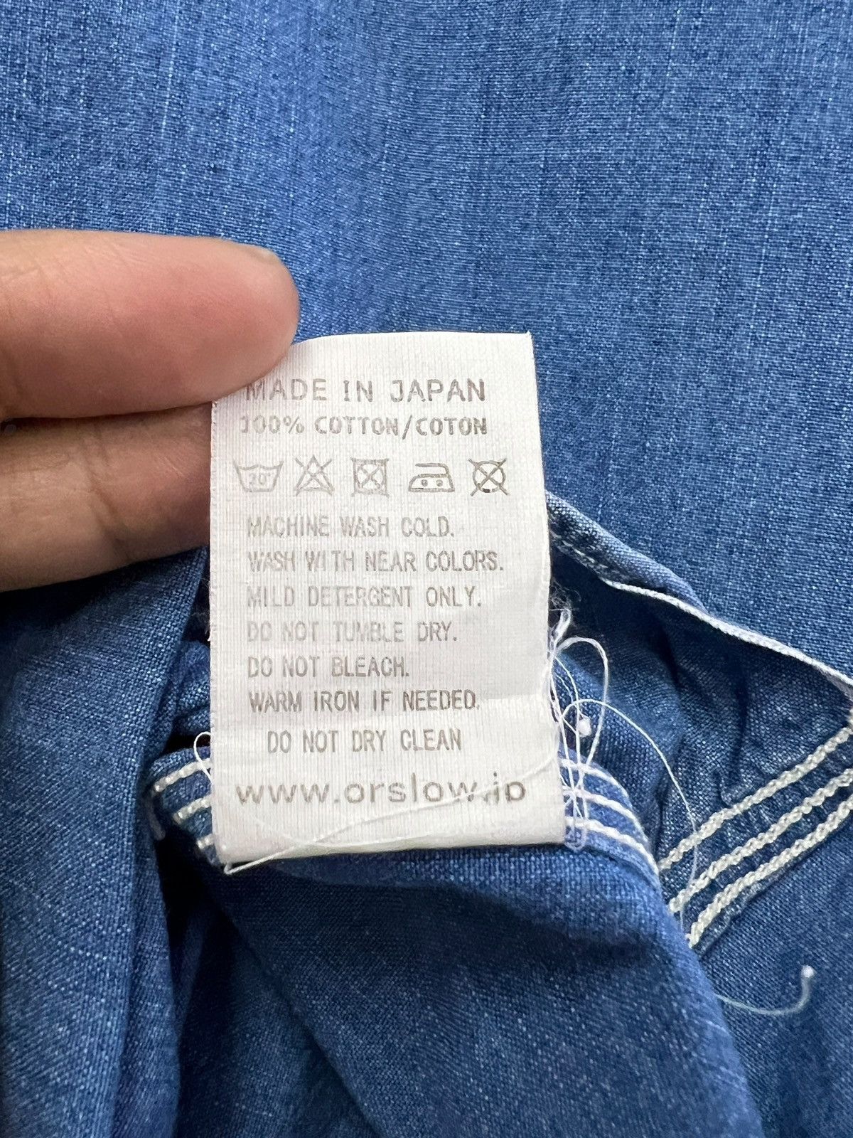 Orslow Orslow Selvedge Button Shirt Size S / US 4 / IT 40 - 10 Thumbnail